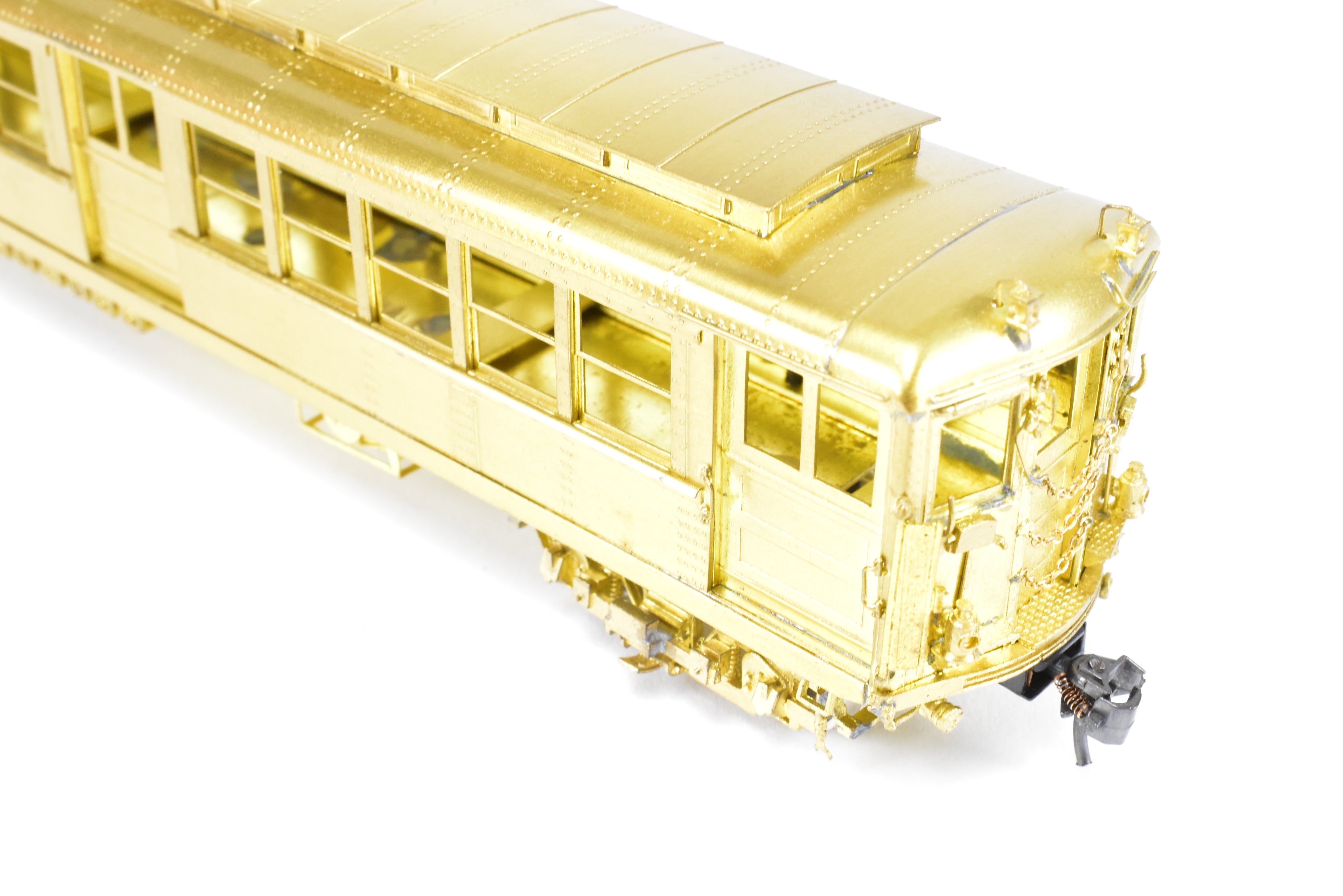 HO Scale Brass Subway Model - MTS Imports IRT Interborough Rapid Transit Deck Roof High-Voltage 2-Car Set for Model Railroads