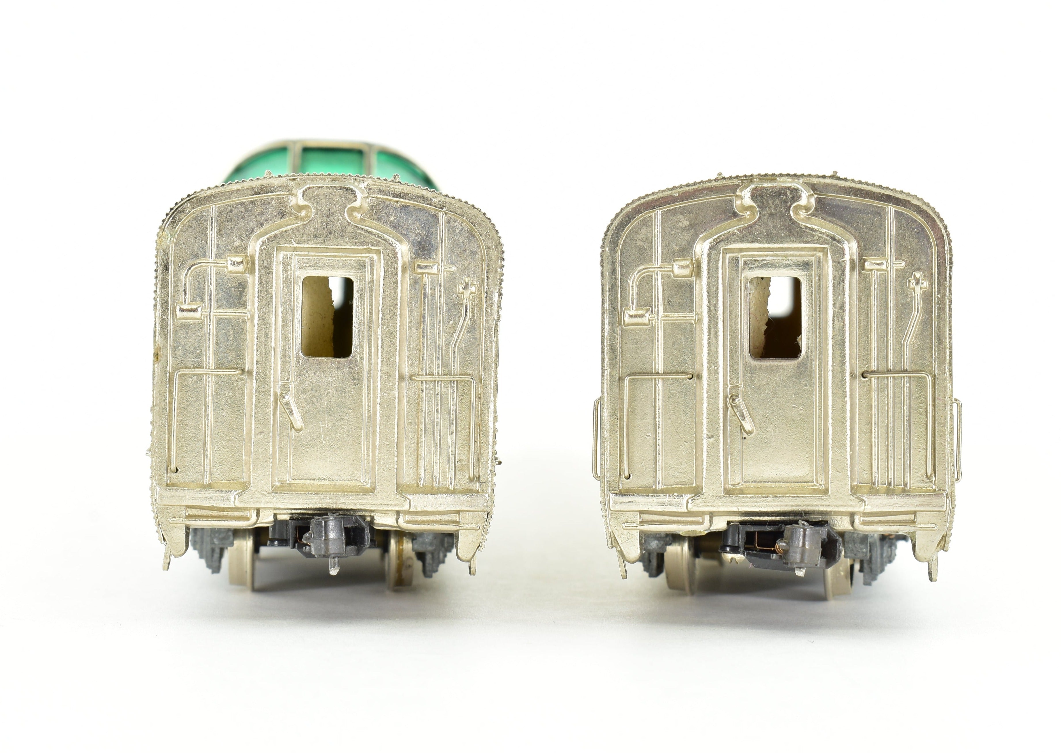 HO Scale Brass Model Train Set of Nickel Plate Products (NPP) Featuring CB&Q - Burlington Route, WP & D&RGW California Zephyr Buffet Lounge, Dome, Pullman Sleeper