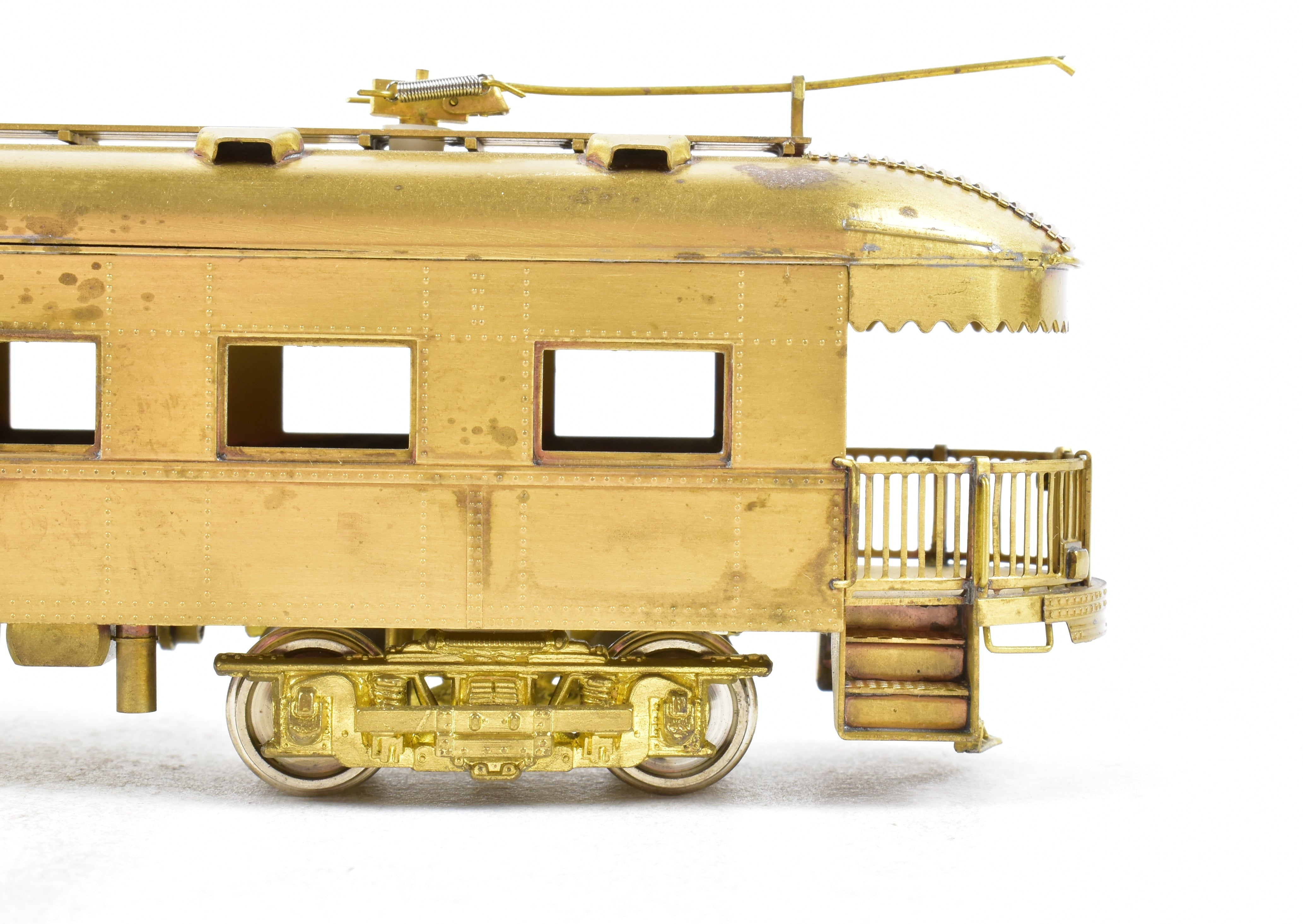 1978 HO Brass MTM Midwest Trolley Museum North Shore Line No. 410 Parlor Observation Trailer