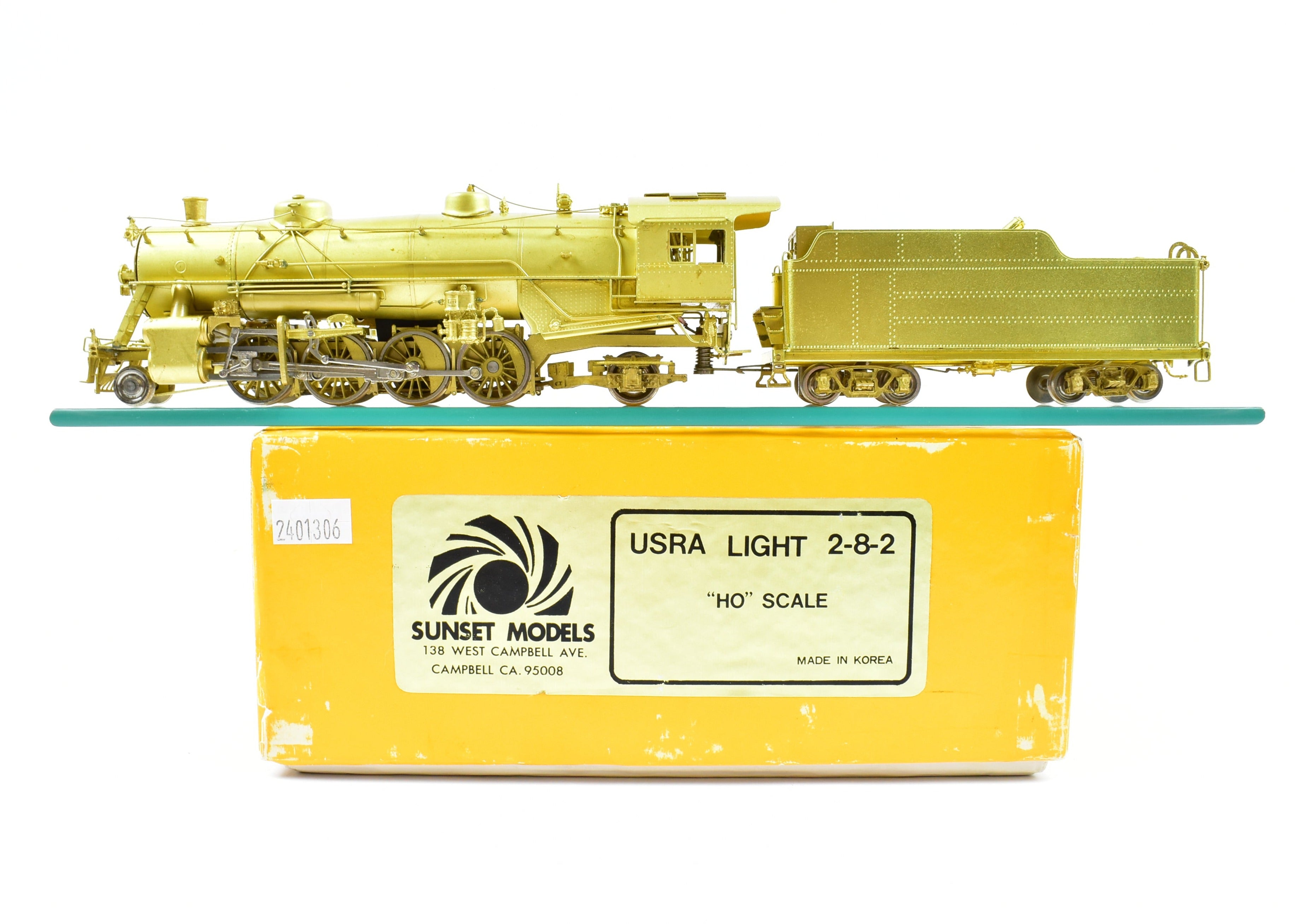 HO Scale Brass USRA Light 2-8-2 Mikado Model by Sunset