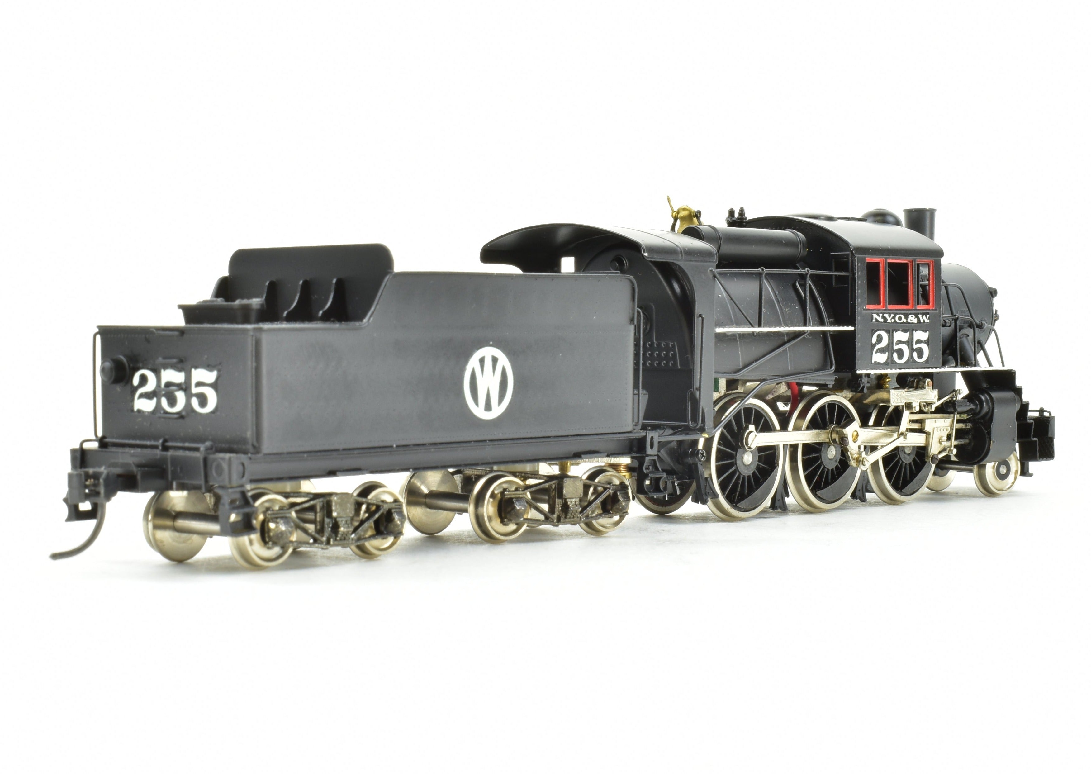 HO Scale Brass Nickel - Plated Model Train: New York Ontario & Western Class U 2 - 6 - 0 Mogul Camelback Steam Locomotive by Nickel Plate Products