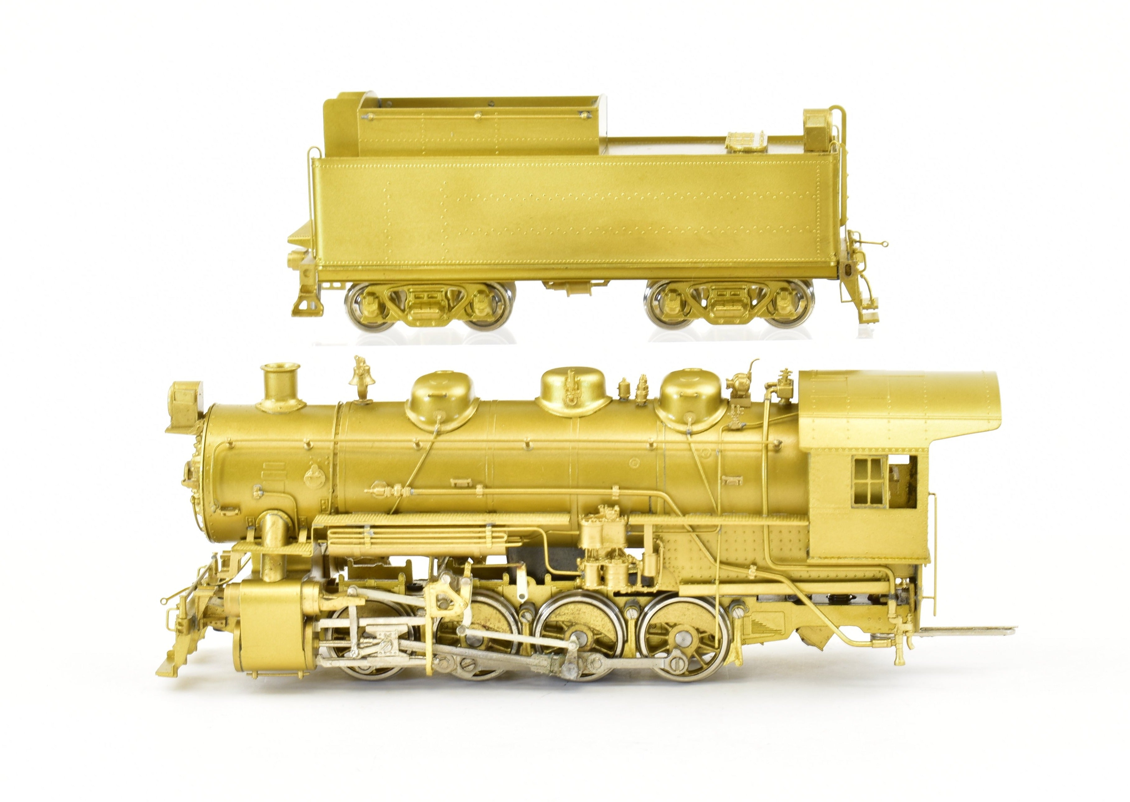 HO Scale Brass Oriental Limited Model of USRA - United States Railway Administration 0-8-0 Locomotive in Burlington Route (CB&Q) Version