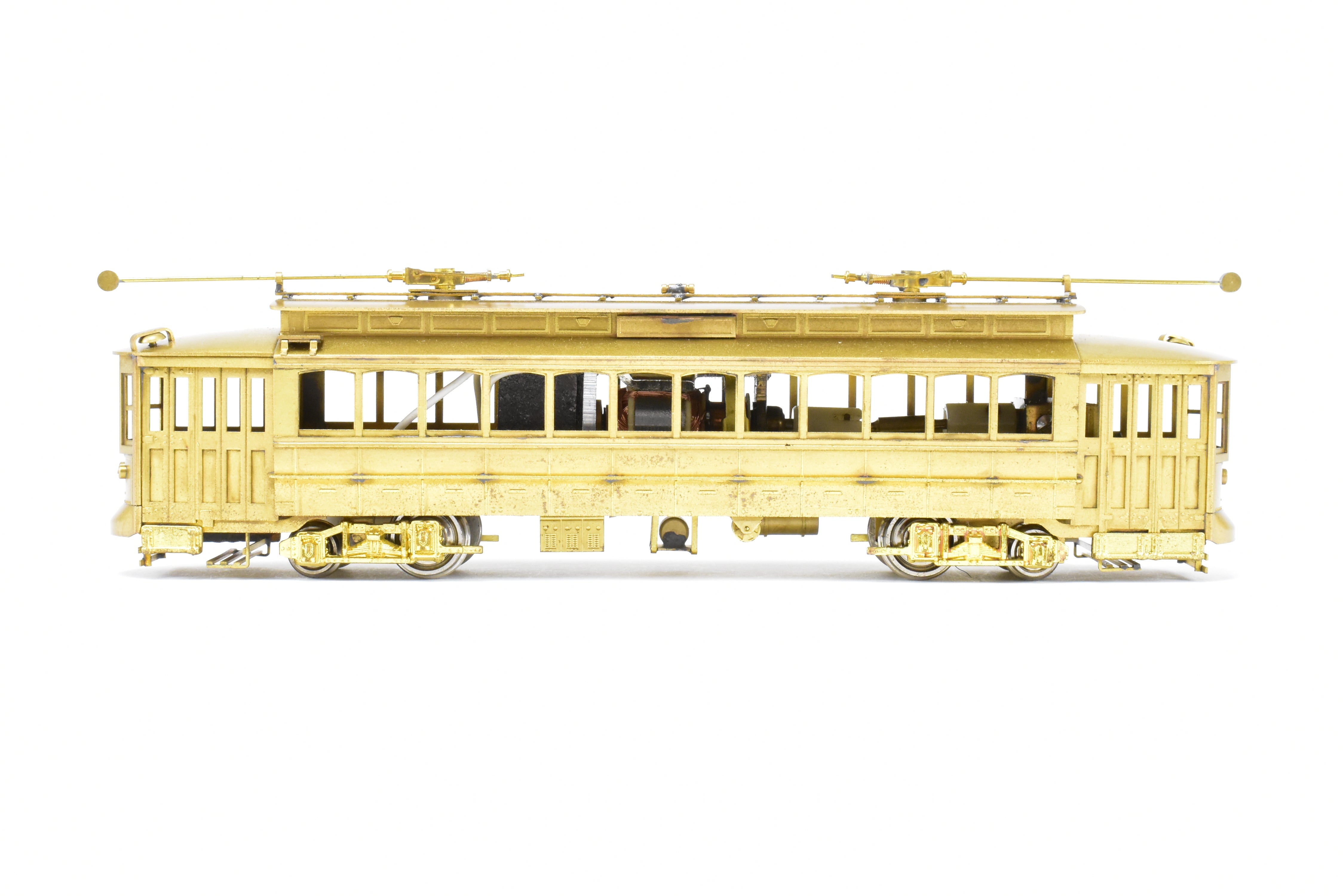 HO Scale Custom Brass TARS Third Avenue Railway System 400 Series Trolley Model - High - Quality HO Brass NJ Imported Collectible