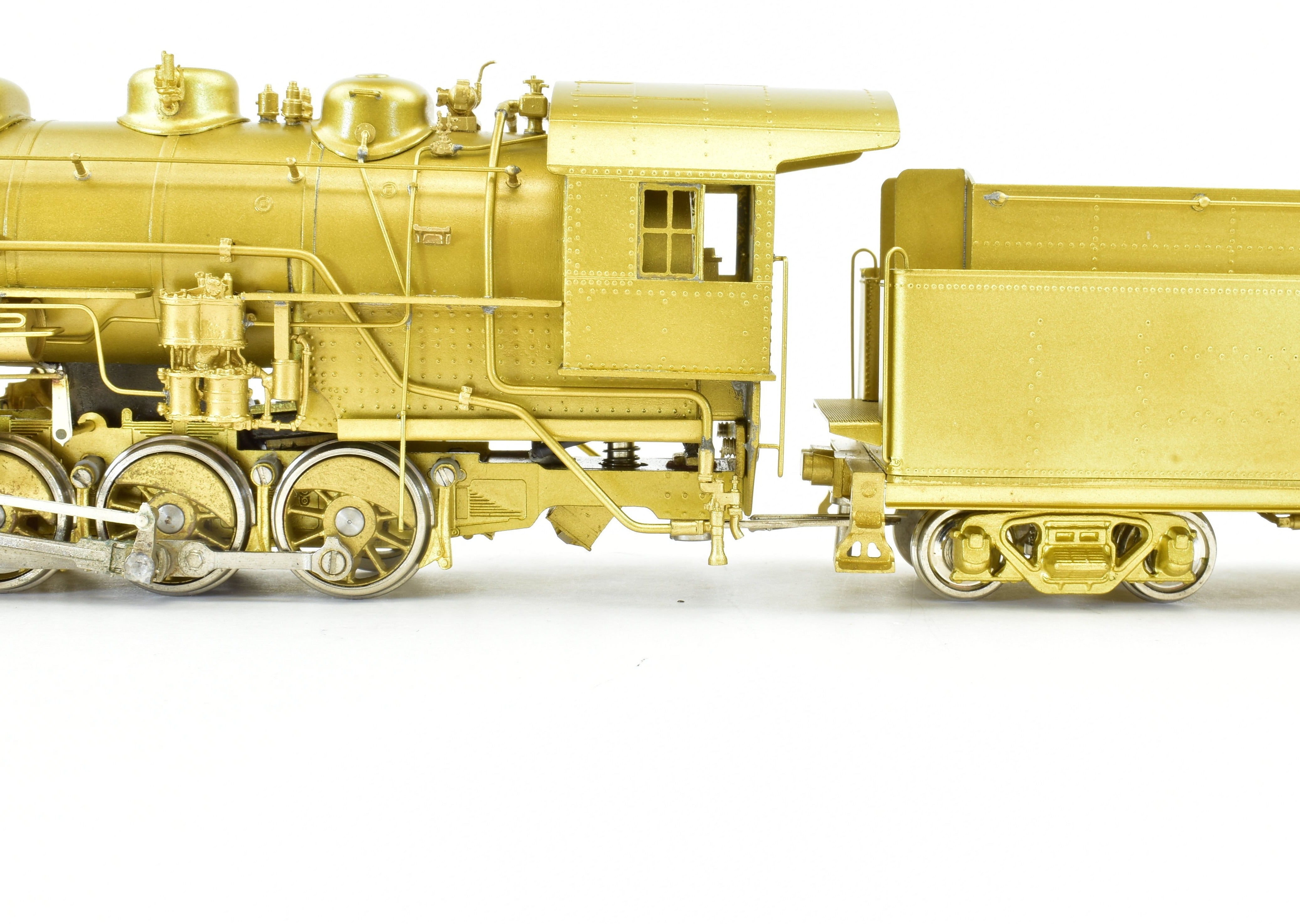 HO Scale Brass Oriental Limited Model of USRA - United States Railway Administration 0-8-0 Locomotive in Burlington Route (CB&Q) Version