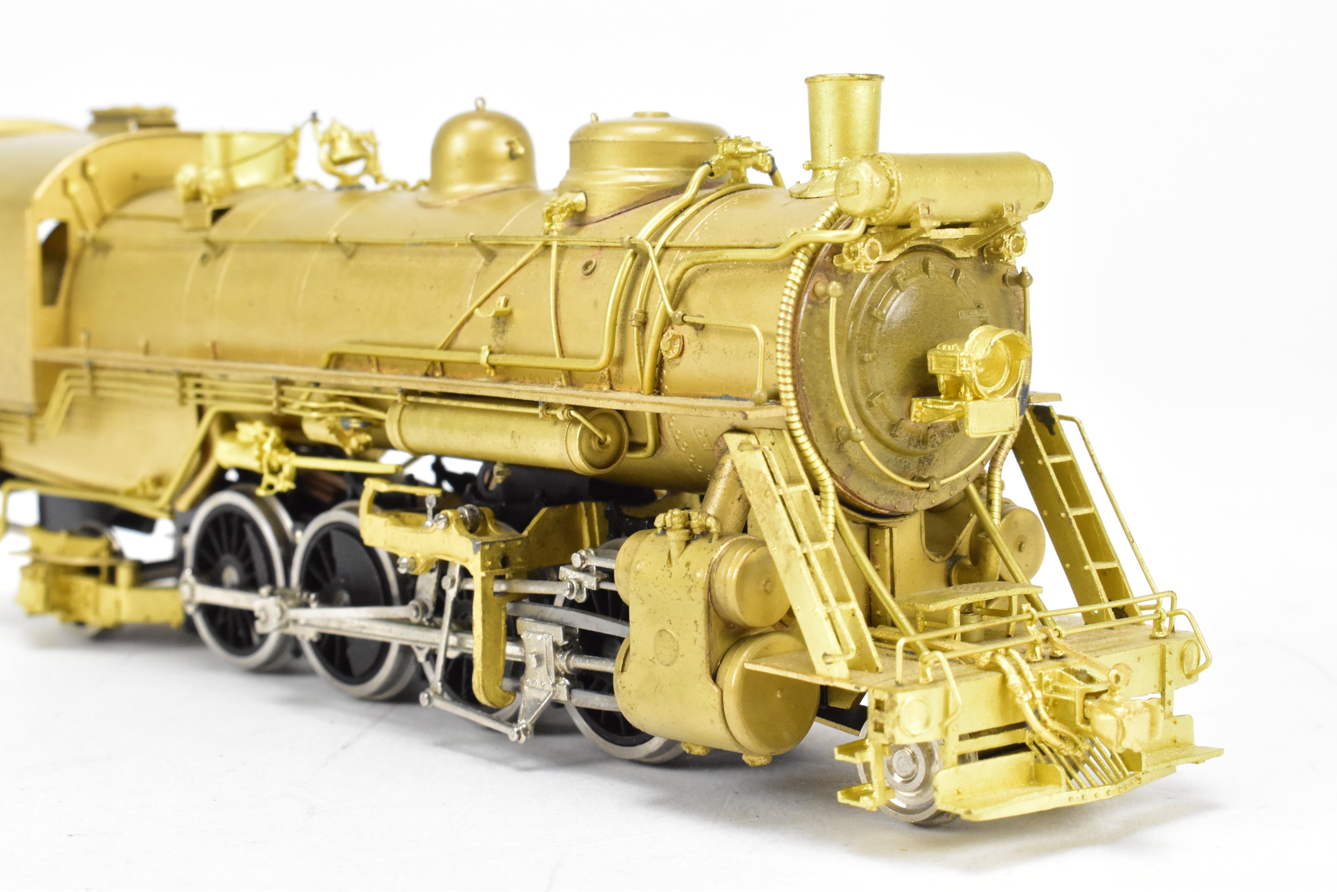 High - Quality HO Scale Brass Nickel - Plated Erie Railroad N - 1 2 - 8 - 2 Model Train by NPP - Nickel Plate Products