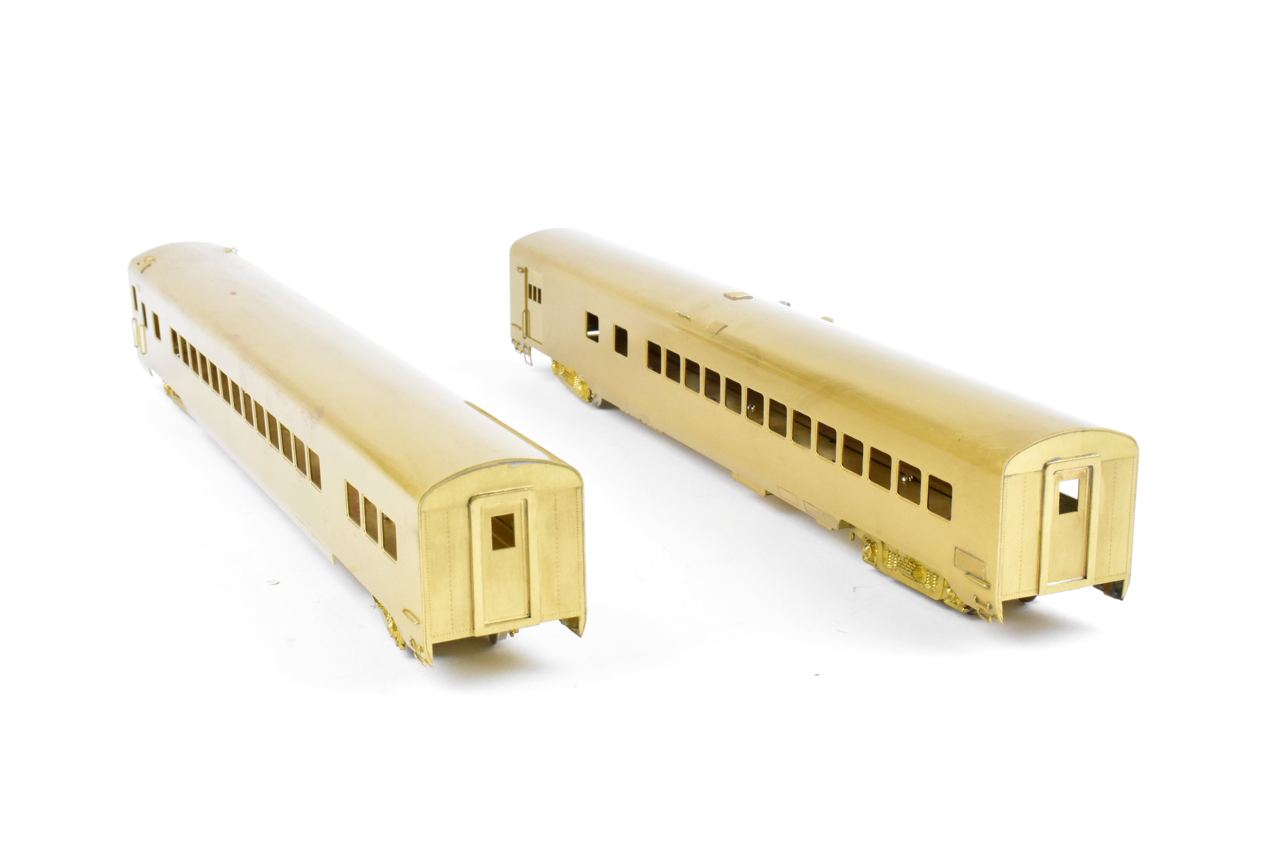 HO Brass NPP Nickel Plate 2-Car Baggage & Parlor Set - C&NW Chicago & Northwestern