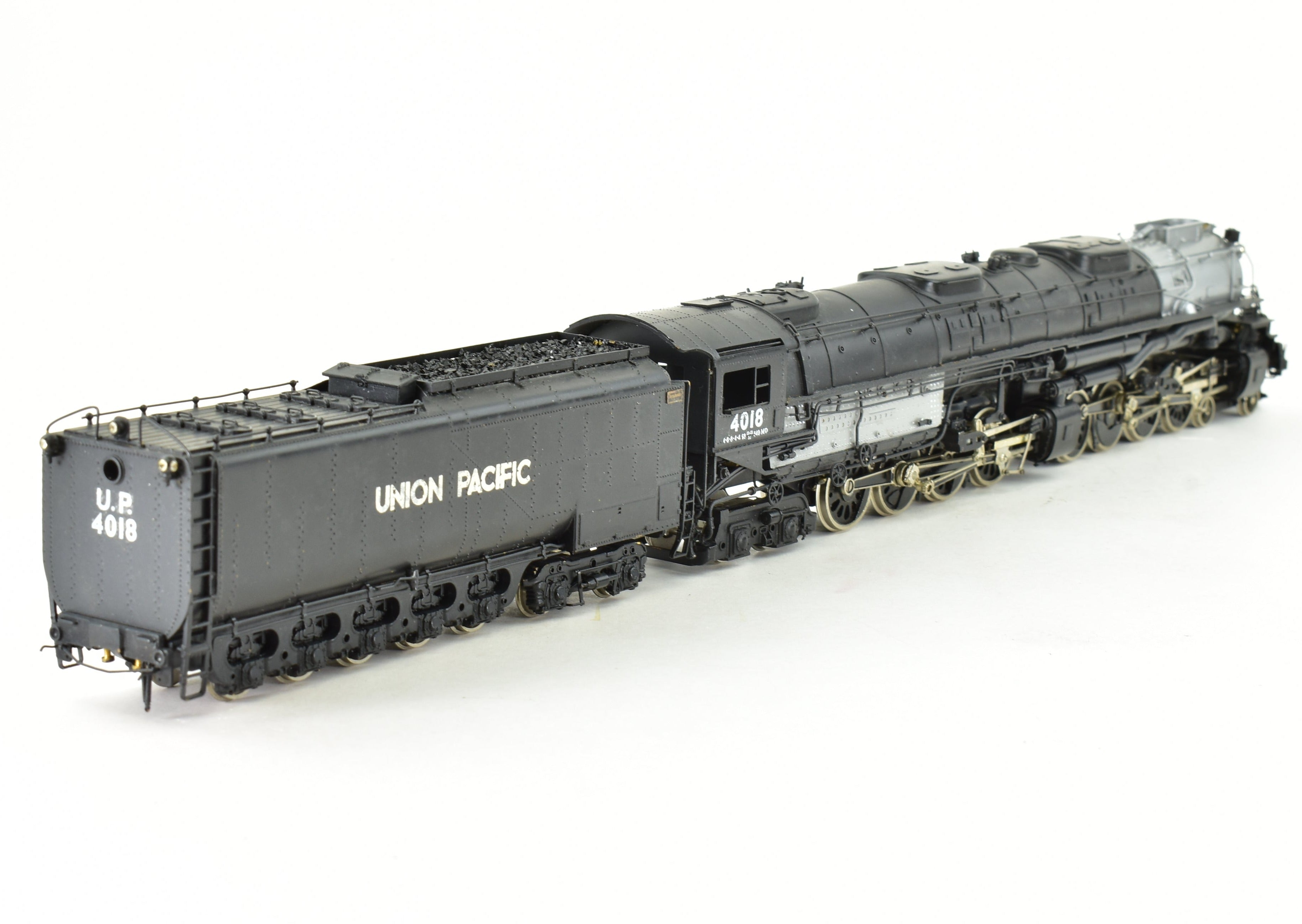 HO Scale Brass PFM - Tenshodo Union Pacific 4-8-8-4 Big Boy Crown Steam Locomotive with Signature Series Tender, Model No. 4018 from the 1969 Run