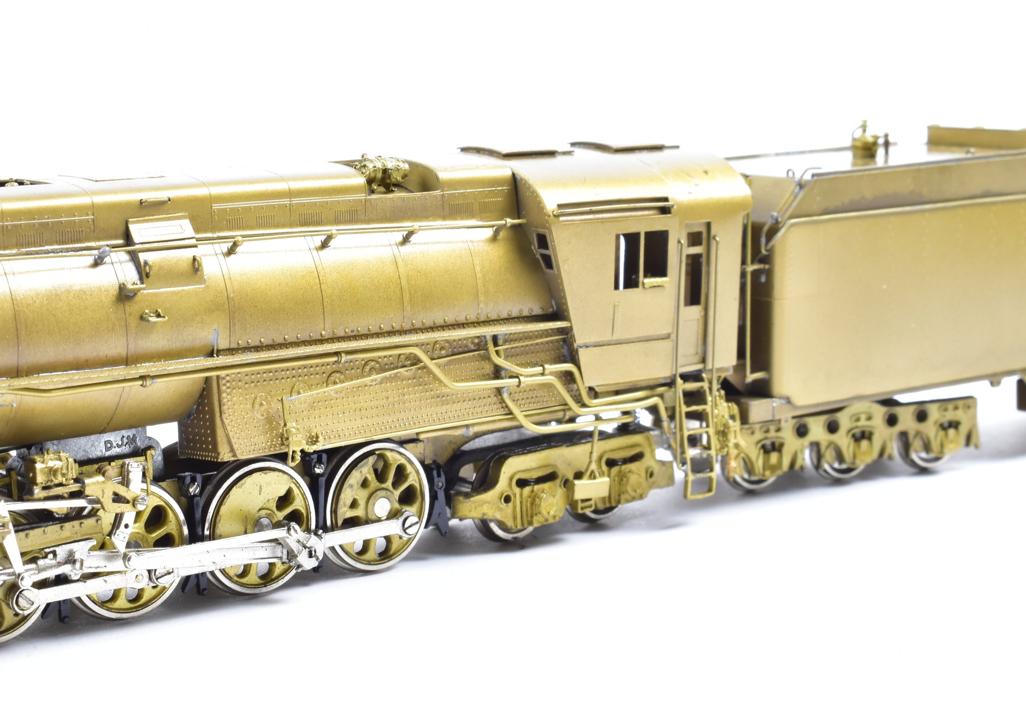 HO Scale Brass Model Train - Sunset Models' Southern Pacific AC - 9 2 - 8 - 8 - 4 Yellowstone in Yellow Color