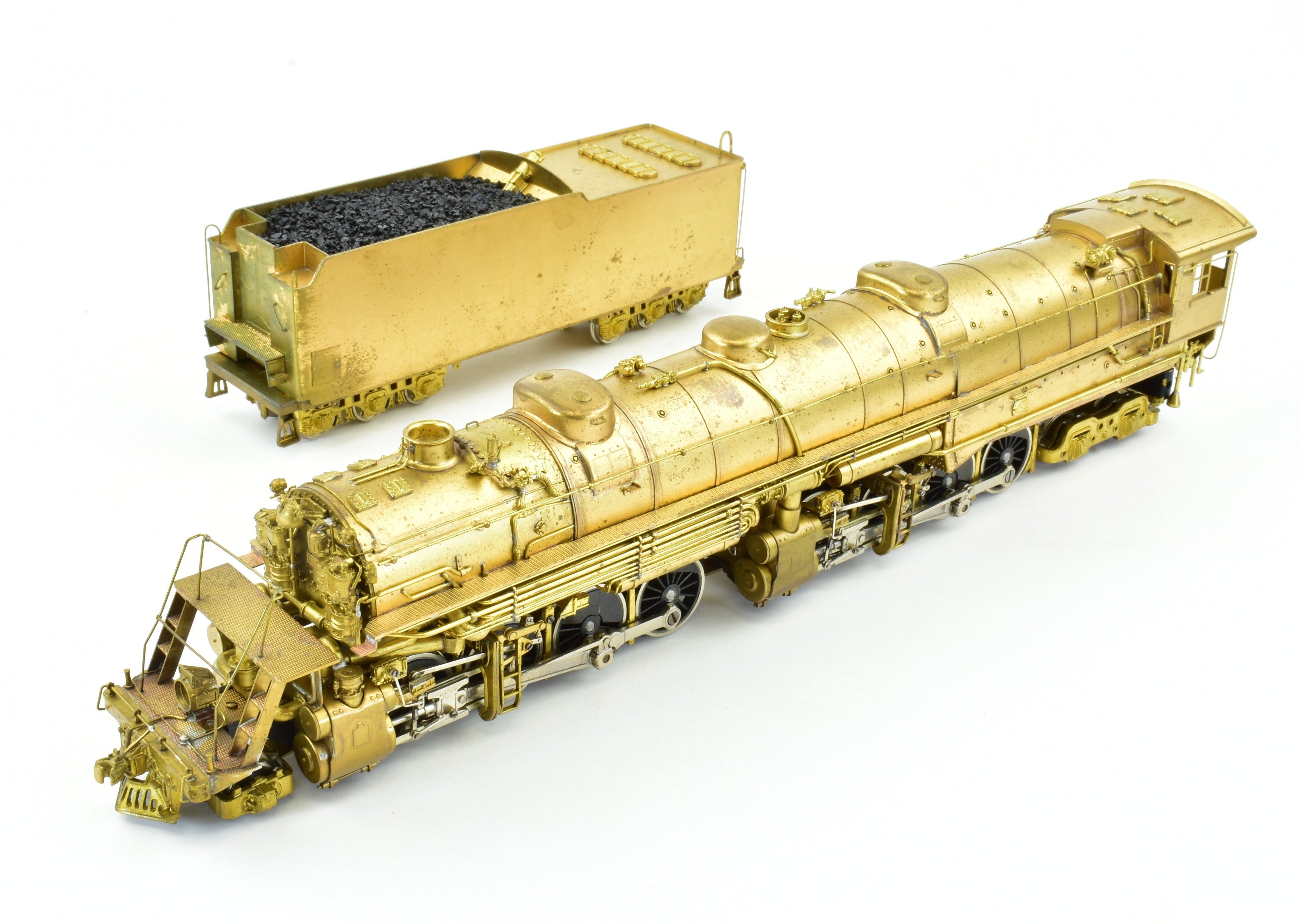 HO Scale Brass Model Train - PFM Fujiyama Northern Pacific Class Z - 5 2 - 8 - 8 - 4 Locomotive from 1969 Run with Crown Design