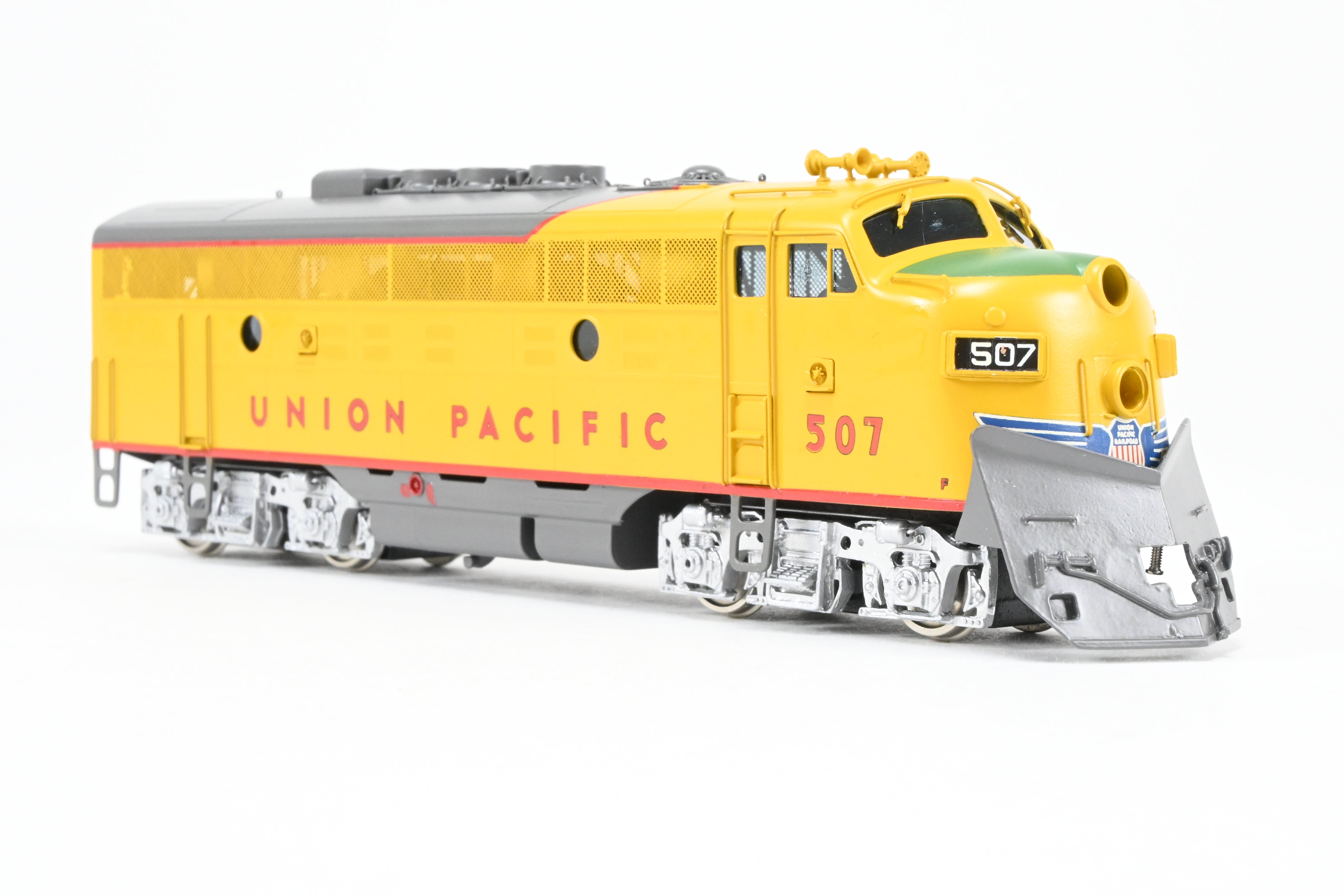 HO Scale Brass Union Pacific EMD F9MA Locomotive Model with Snowplow, Oriental Limited Edition, Numbered FP #507