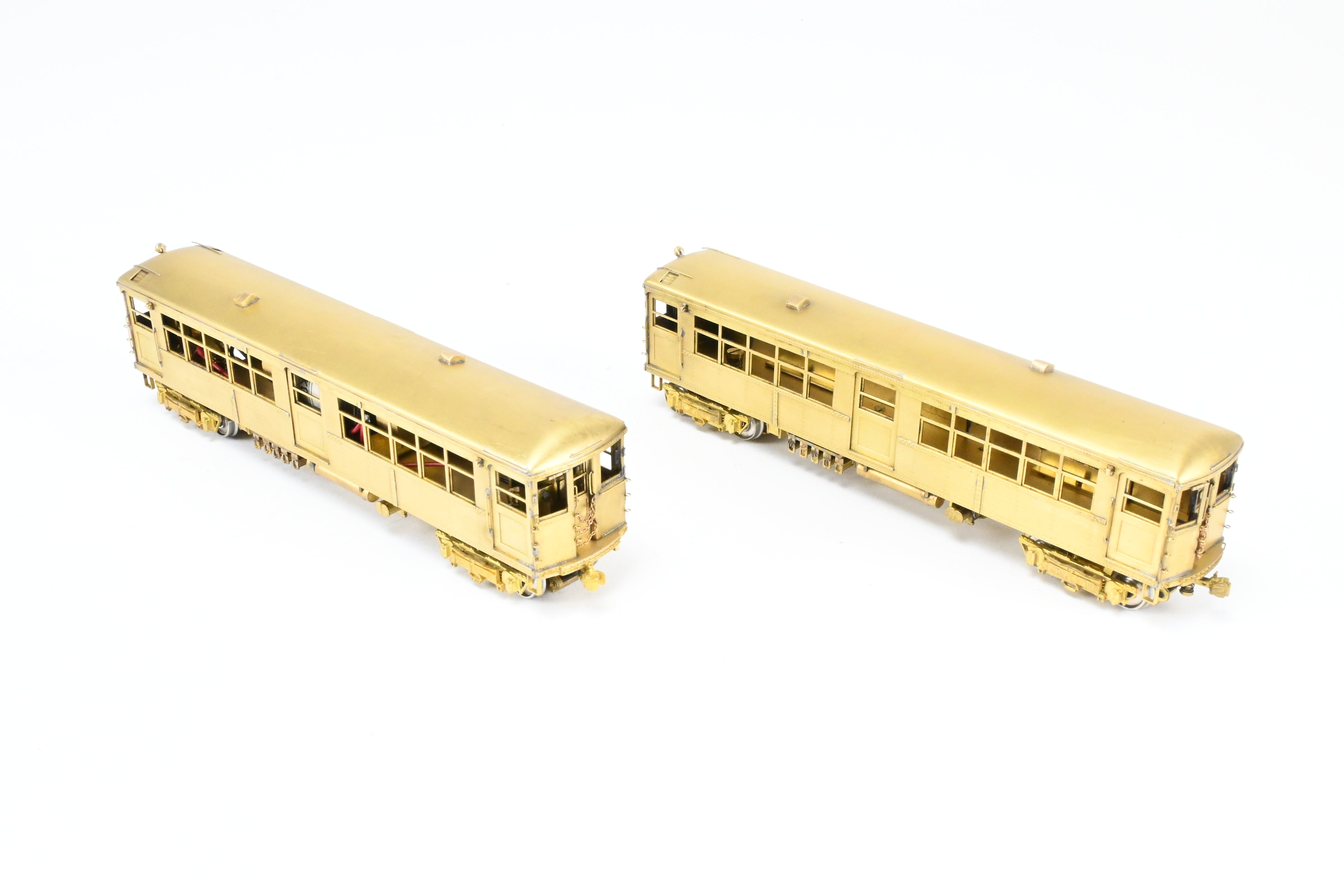 HO Scale Brass Model Train Set - MTS Imports CTA Chicago Transit Authority Modified 4001 - 4250 Series Elevated Cars Two - Car Set