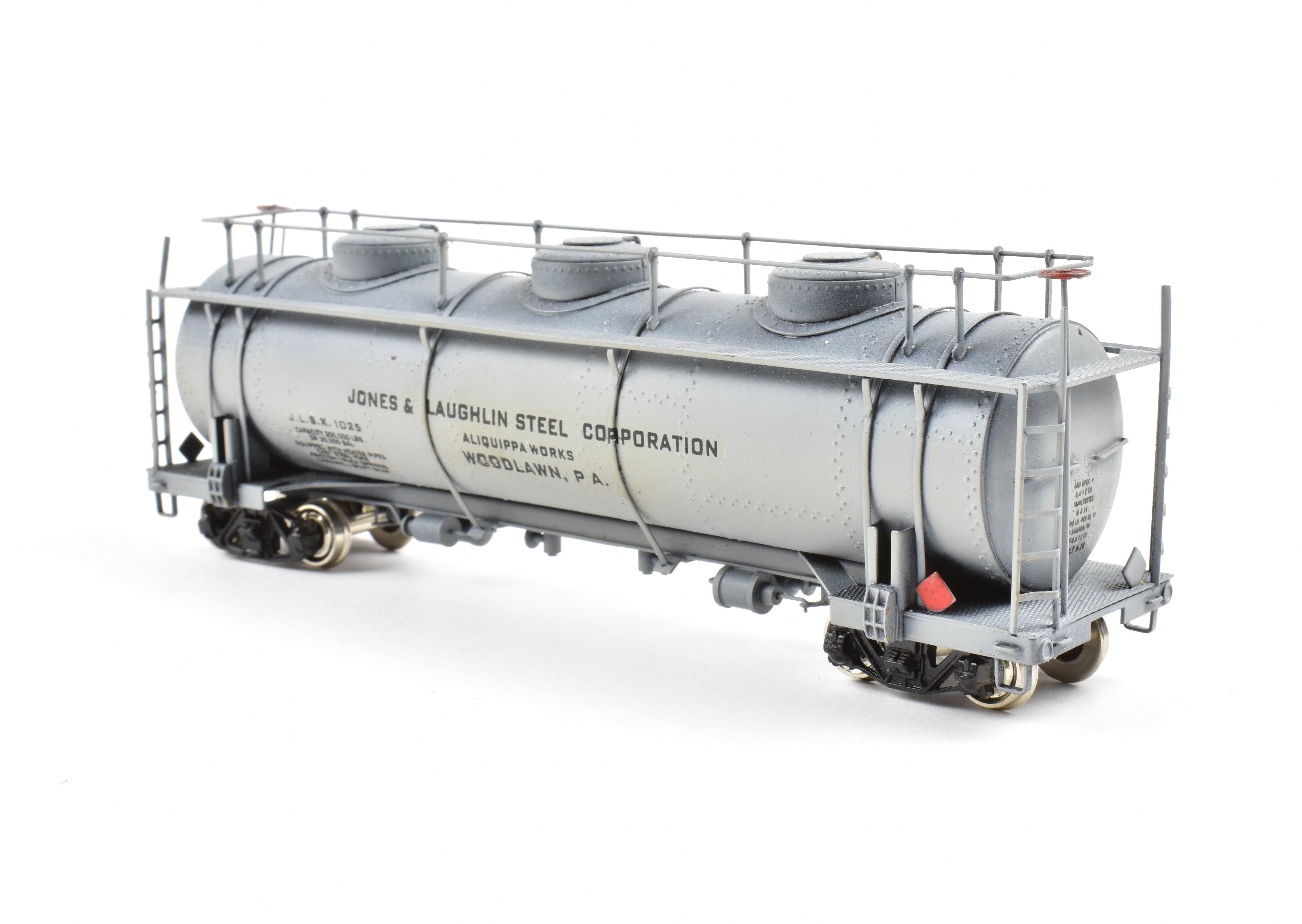 HO Scale Brass NorthWest Short Line 20,000 Gallon 3 Dome Tank Car with Kadee Couplers