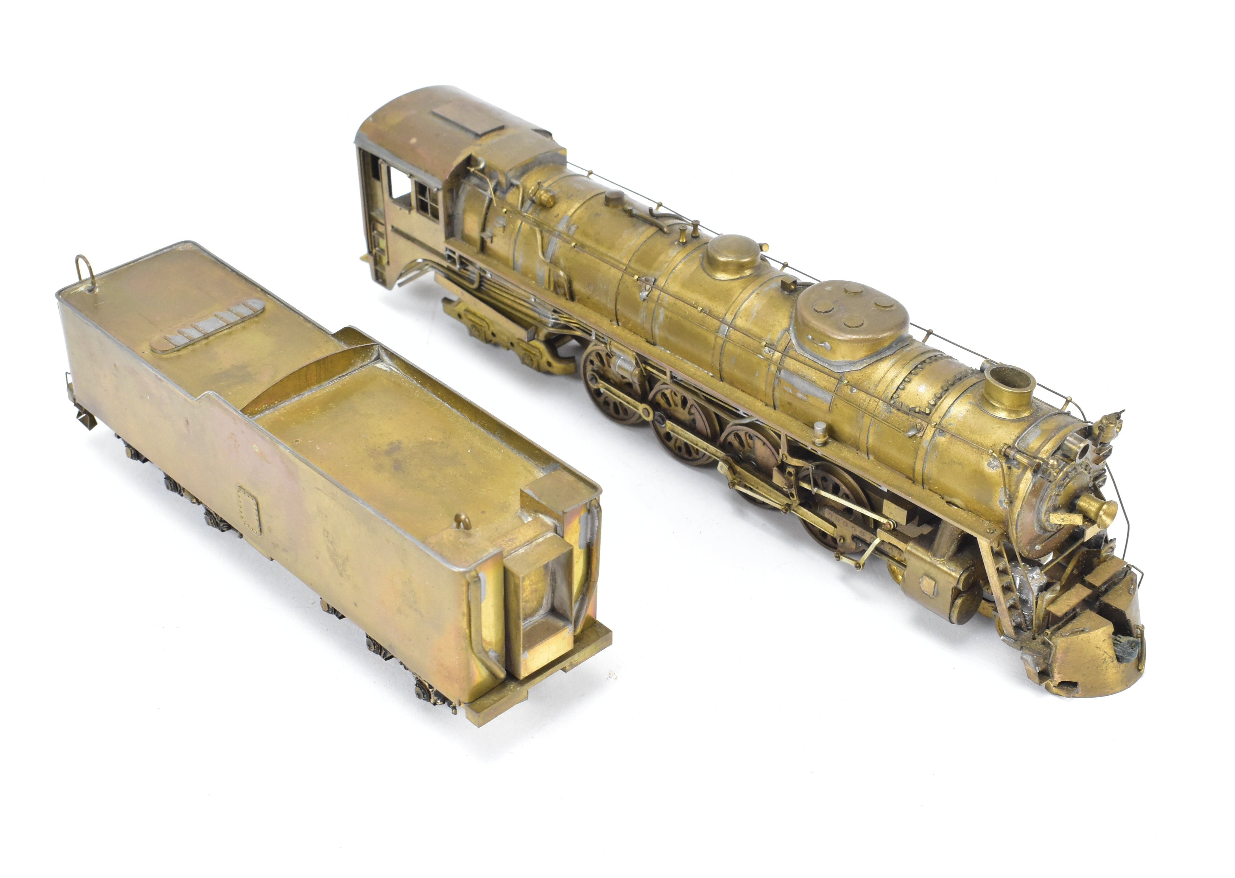 High - Quality HO Scale Brass Pacific Fast Mail Model Train - Tetsudo MILW - Milwaukee Road 4 - 8 - 4 S - 2, Hand - Crafted in 1956, One of Only 8 Produced!