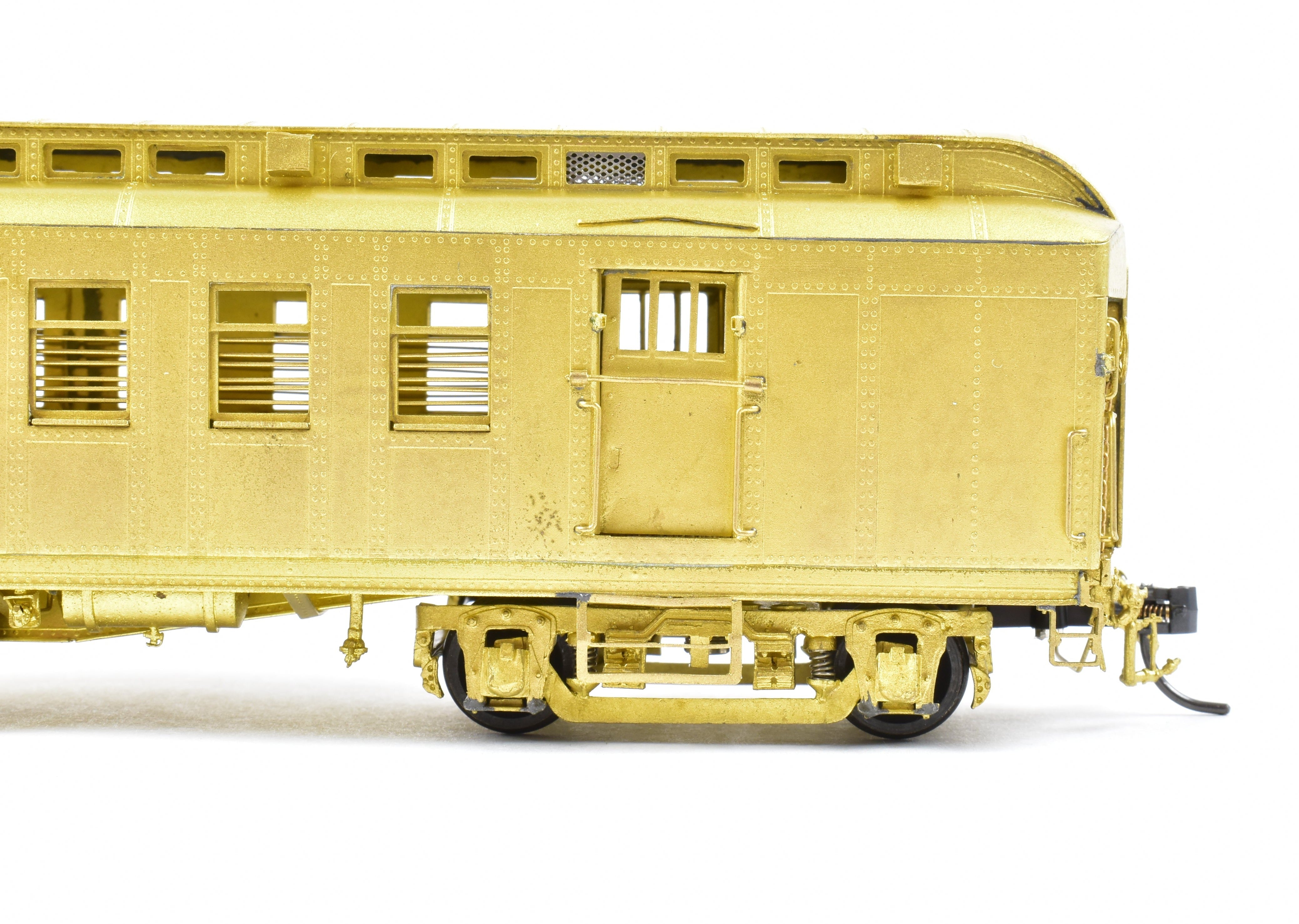HO Scale Brass ATSF - Santa Fe Heavyweight RPO #60 - 69 with Skylight by Pecos River