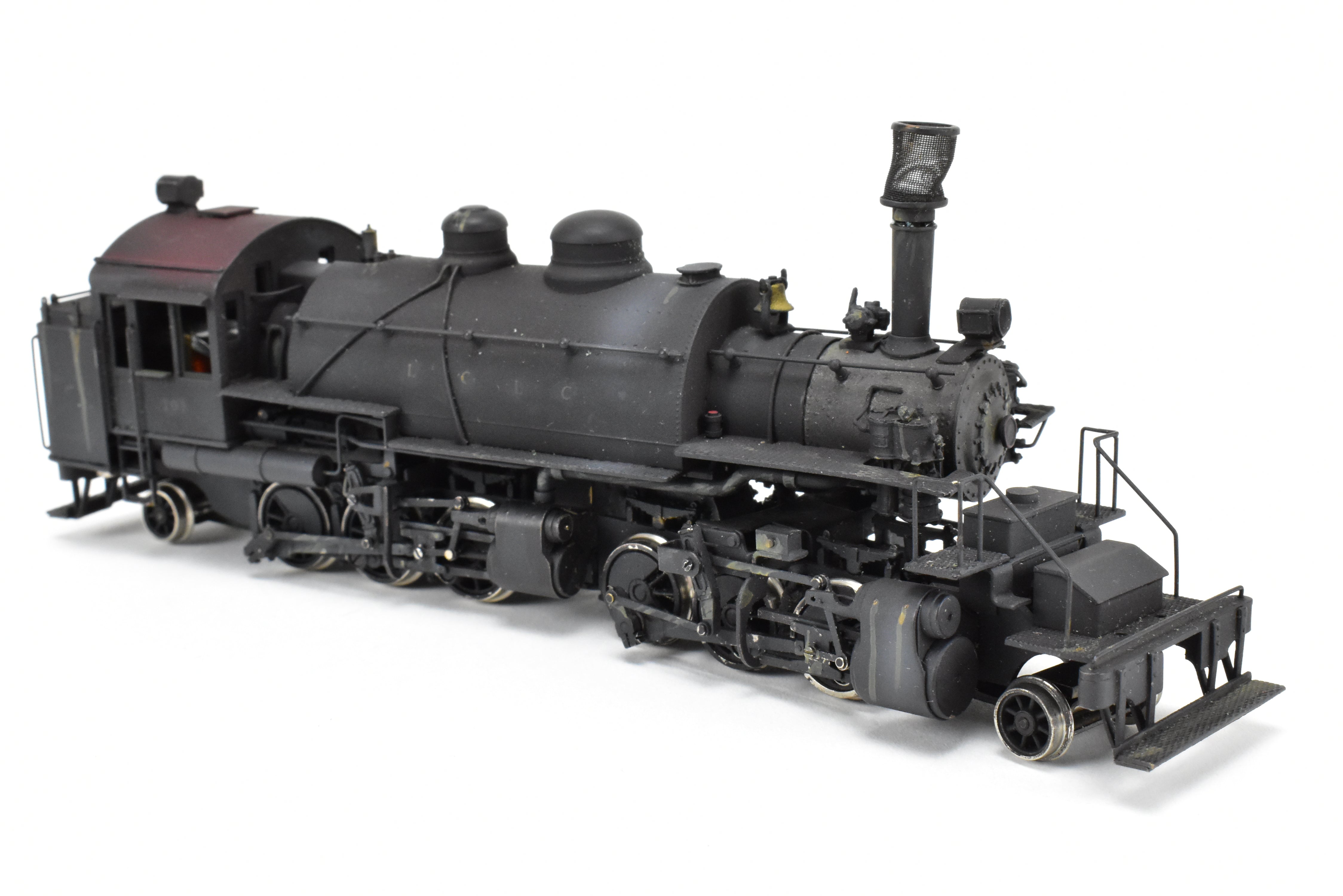 HO Brass NWSL Baldwin 2-6-6-2T Saddle Tank Logging Mallet, Unlettered Custom Painted