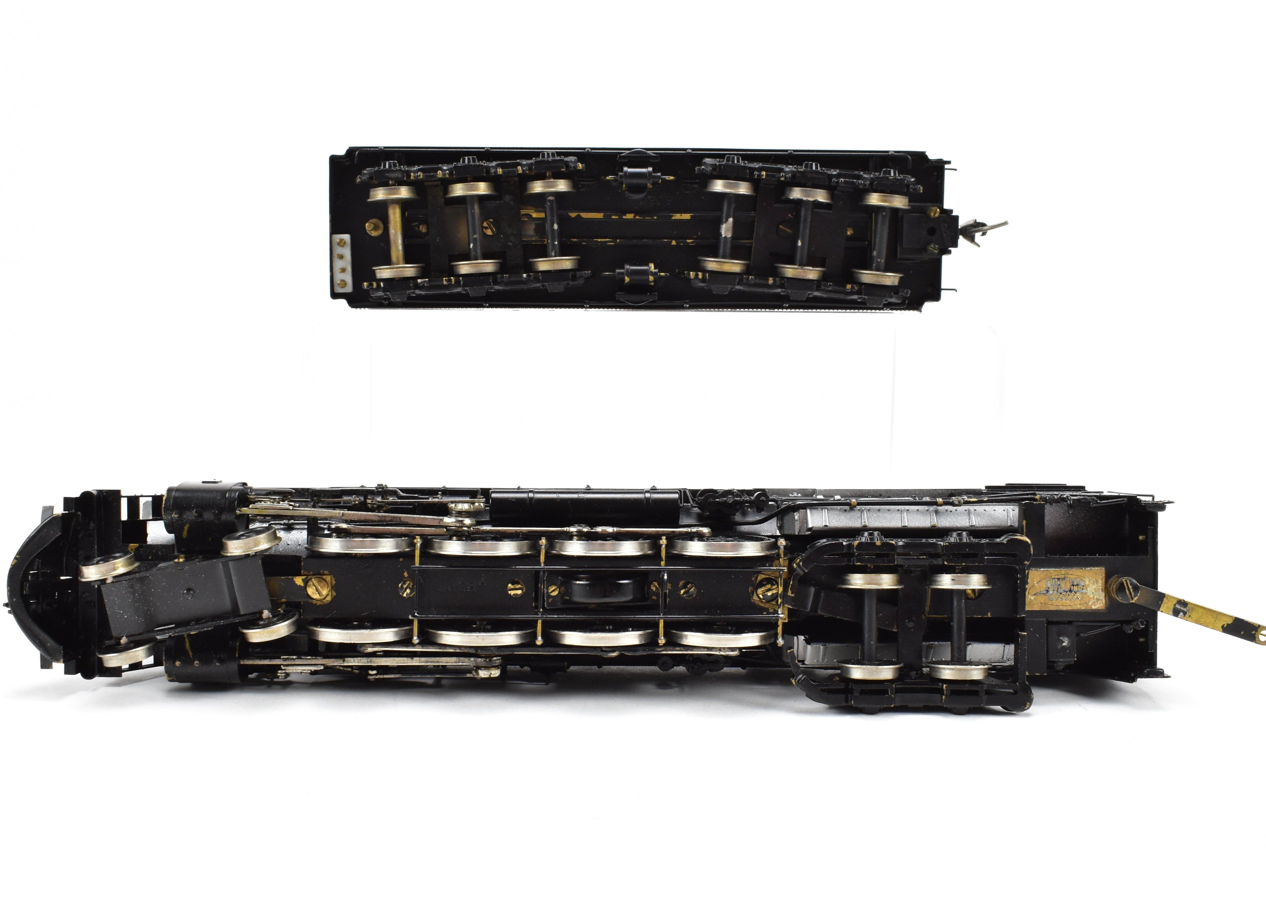 High - Quality HO Scale Brass Pacific Fast Mail Model Train - Toby CB&Q Burlington Route 4 - 8 - 4 Class O - 5, 1961 Run, Crown CP Numbered 5632