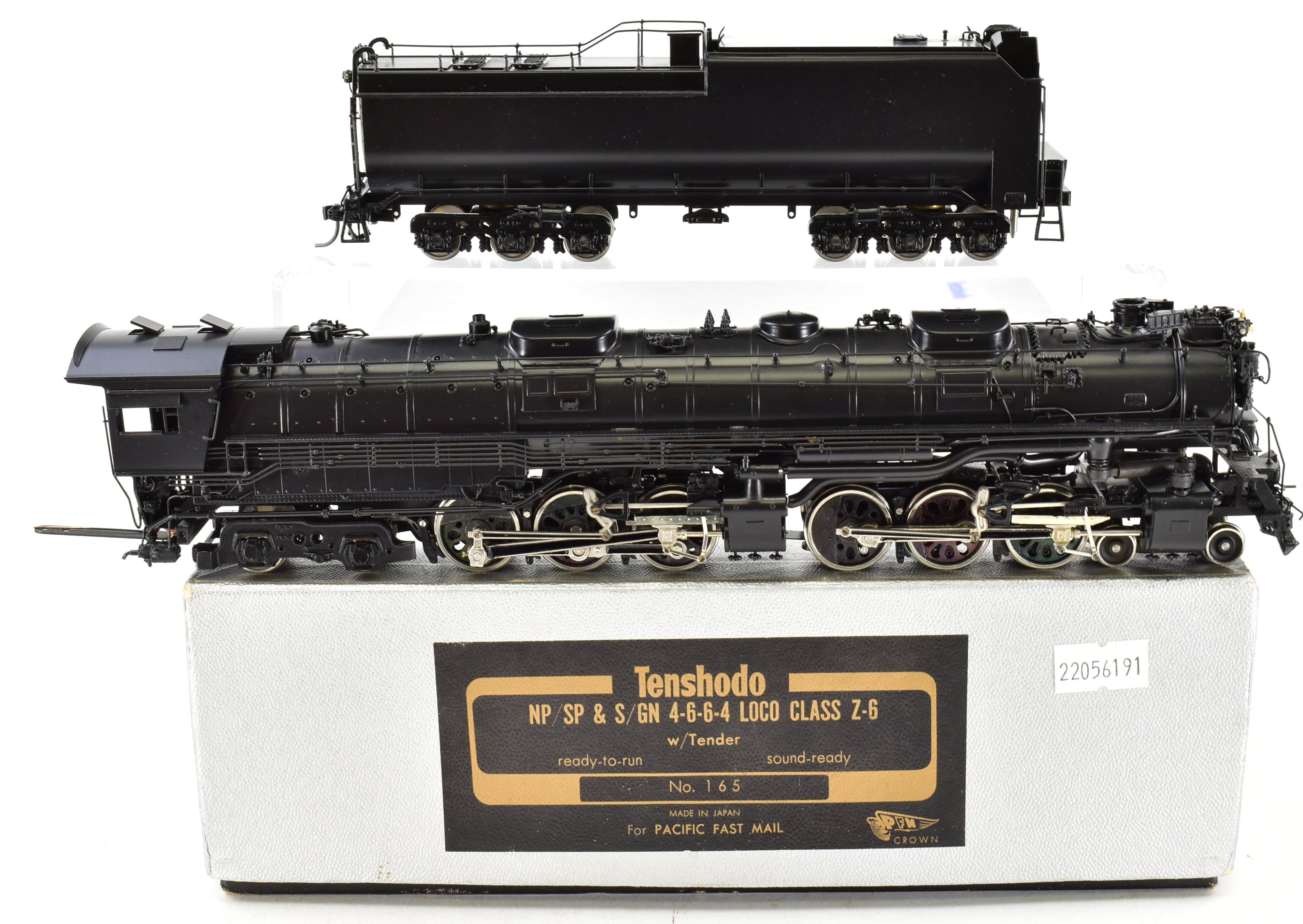 1975 HO Brass PFM - Tenshodo 4-6-6-4 Loco Class Z-6 FP Model with Sound