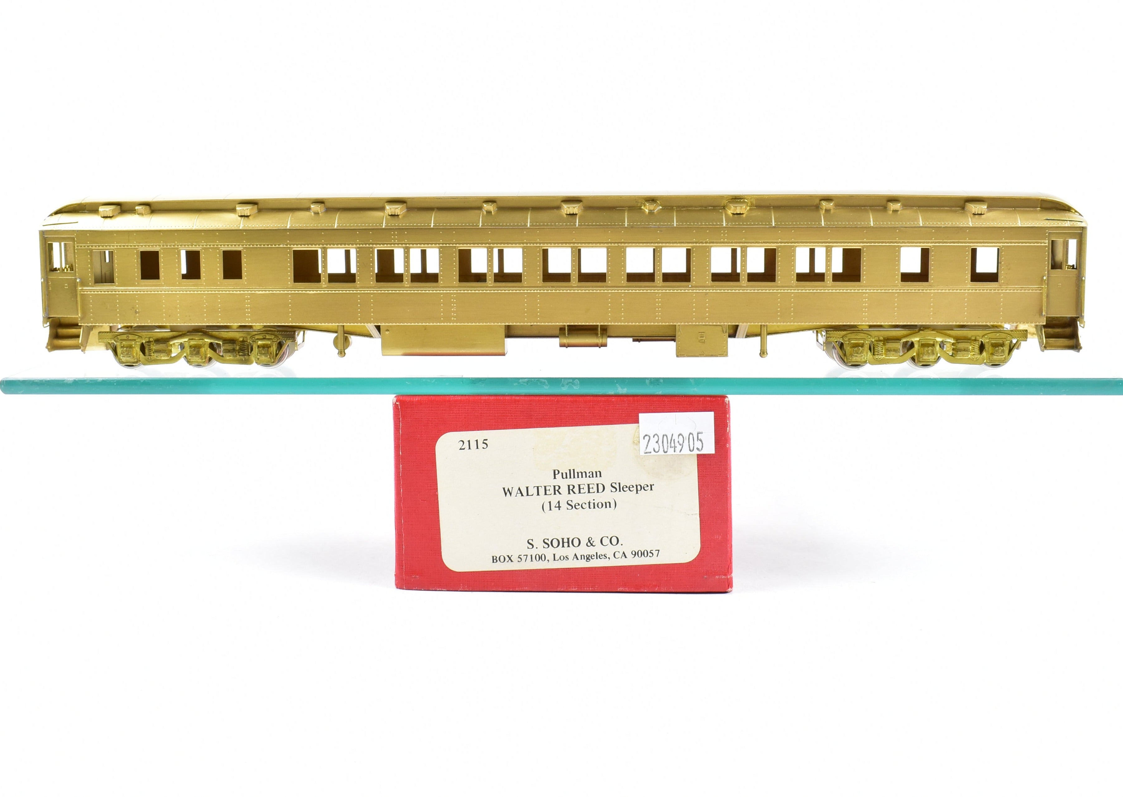 1979 HO Scale Brass Soho 14-Section HW Sleeper Model by Kumata