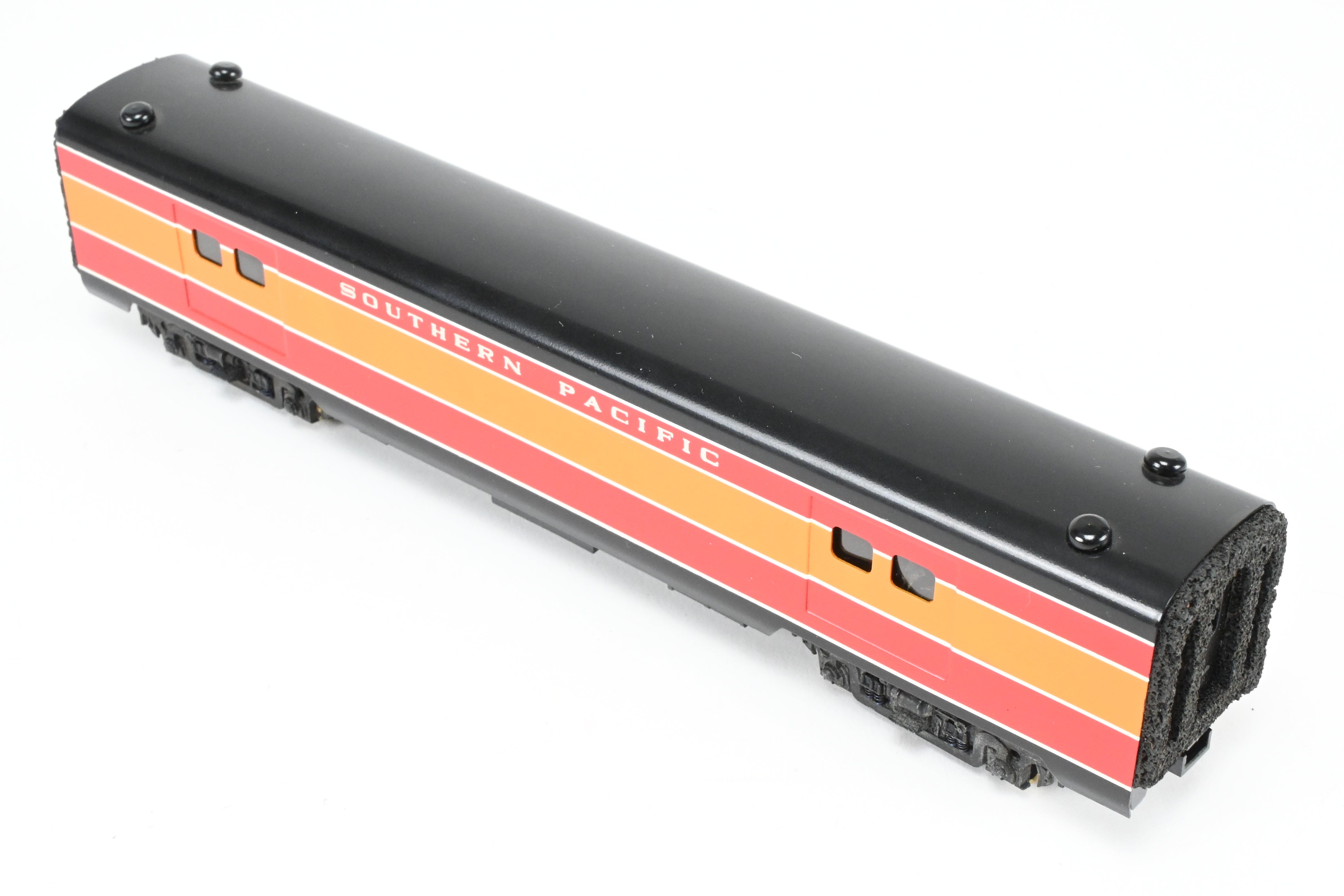 HO Scale Brass PFM Model Train - Tenshodo SP Brand Southern Pacific Baggage Flush Side Factory Painted Daylight Shorty Cars