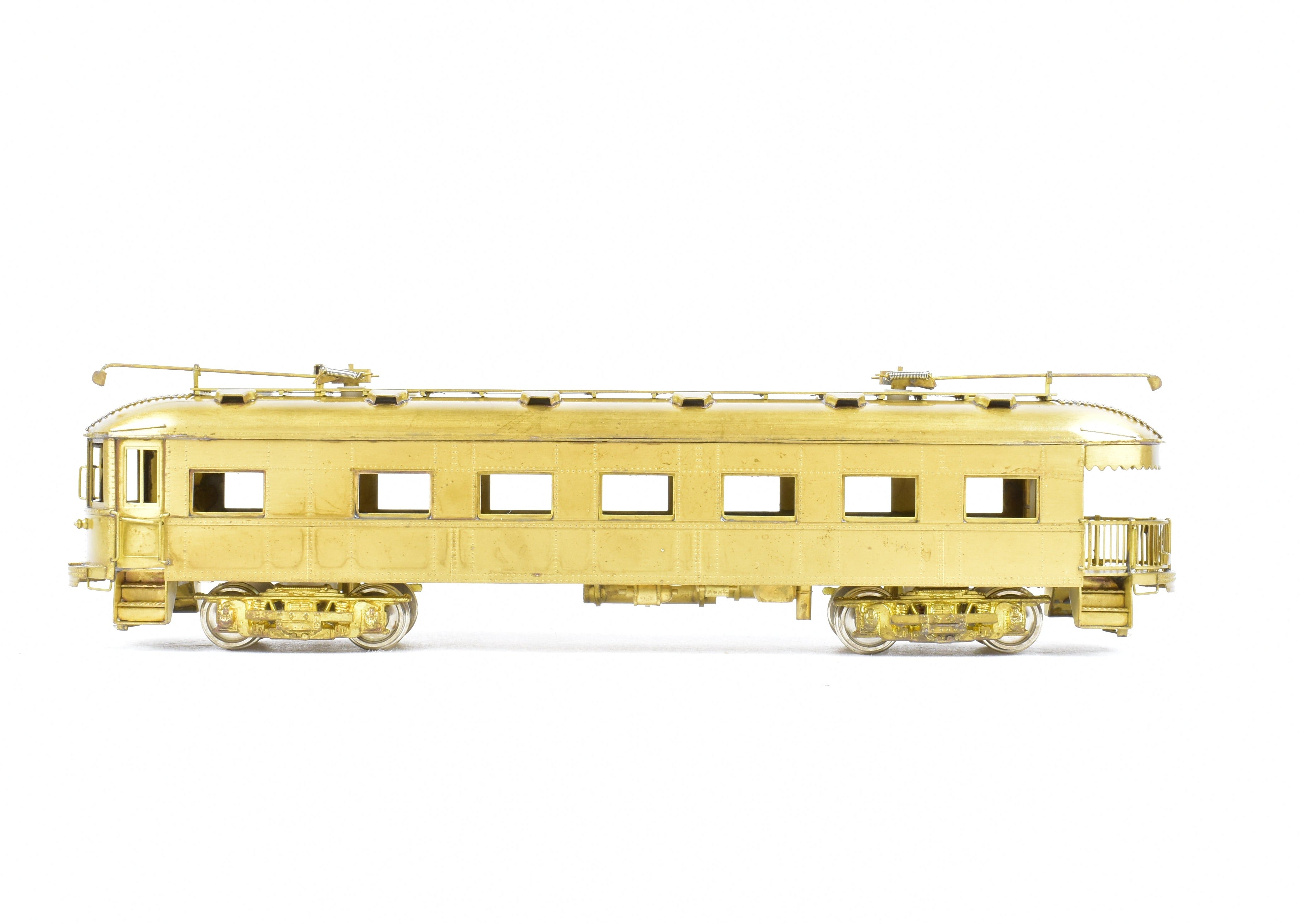 HO Scale Brass Model MTM - Midwest Trolley Museum CNS&M - North Shore Line No. 410 Parlor Observation Trailer Model for Collectors