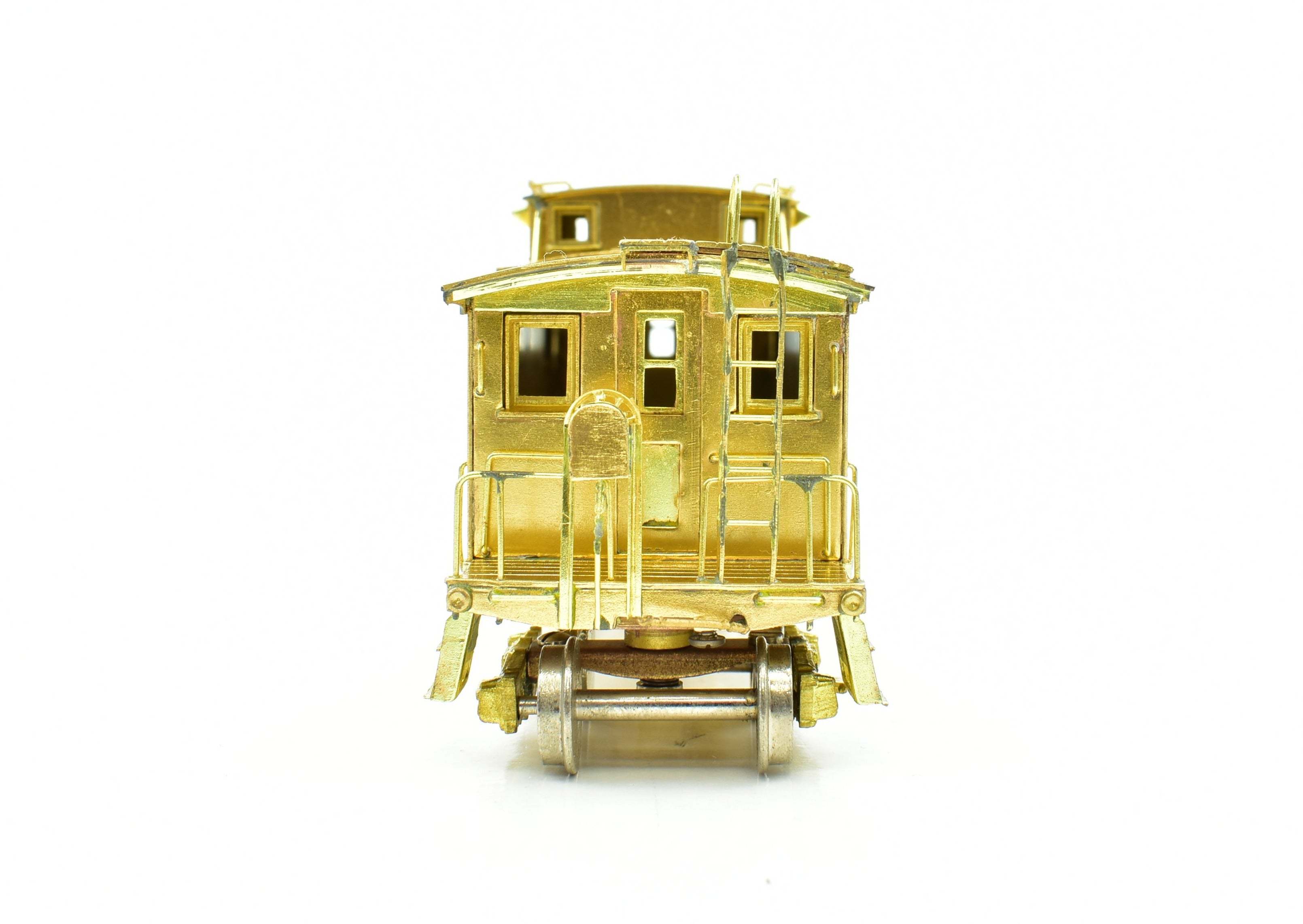 NJ Custom Brass HO Scale New Haven Wood Caboose Class NE - 4 Model