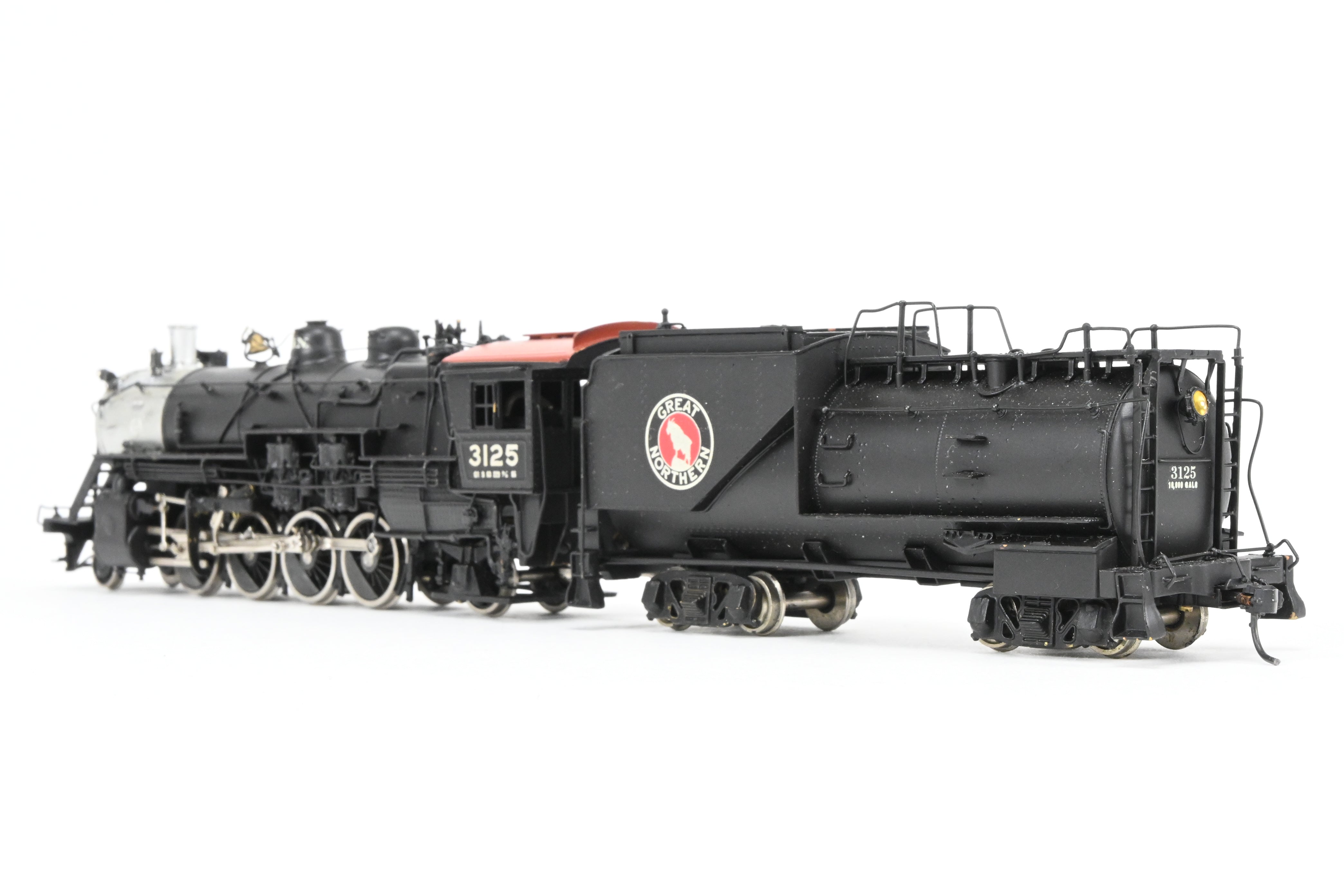 HO Brass Sunset Models GN Great Northern 2-8-2 Class O-1 Custom Painted Locomotive No. 3125
