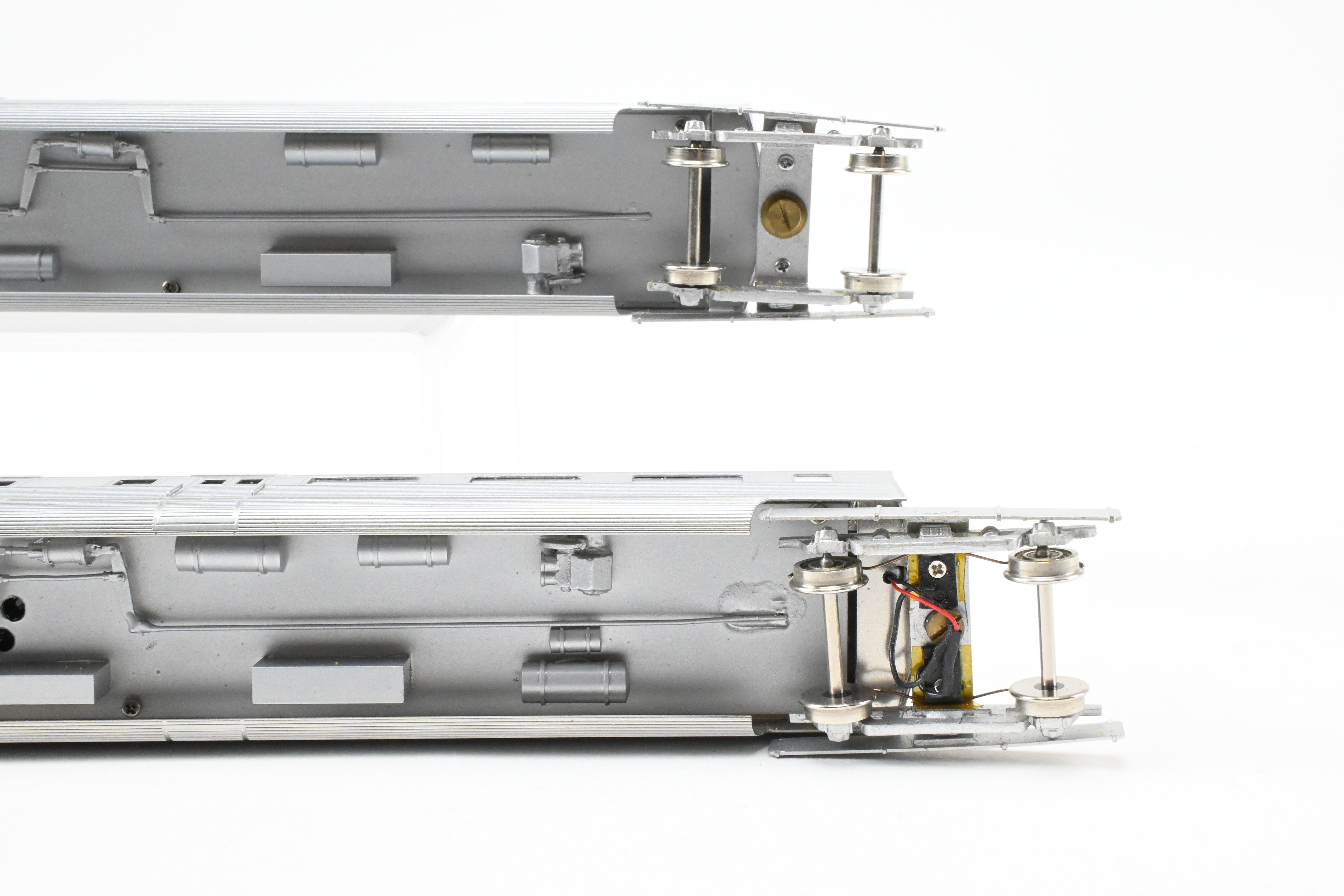 High - Quality HO Scale Custom Brass 3 - Car Train Model of Boston & Maine Flying Yankee Professionally Finished with ESU DCC and Sound System by NJ Custom Brass