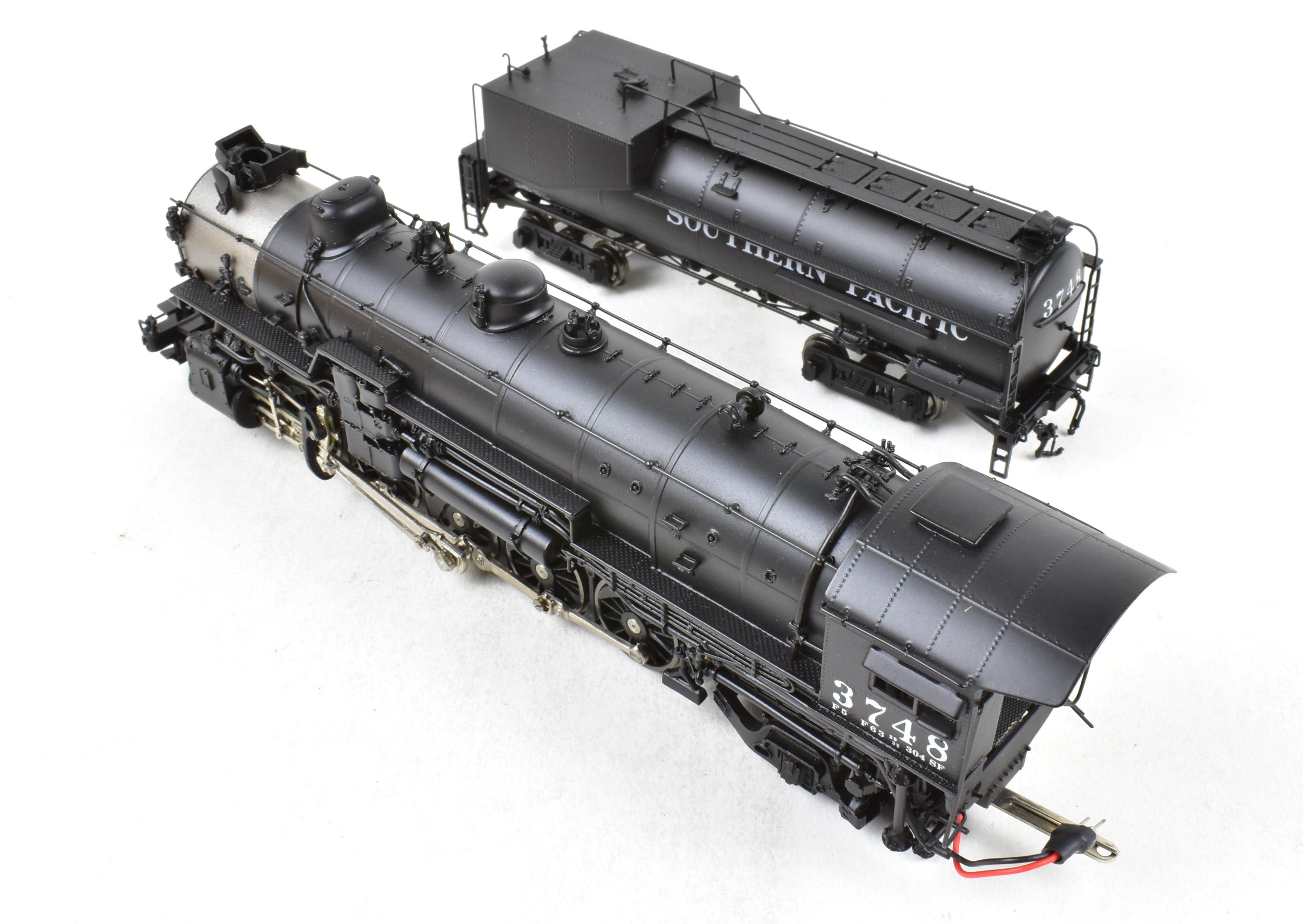 HO Scale Brass Sunset Models Southern Pacific F-5 2-10-2 Steam Locomotive Model Factory Painted No. 3748