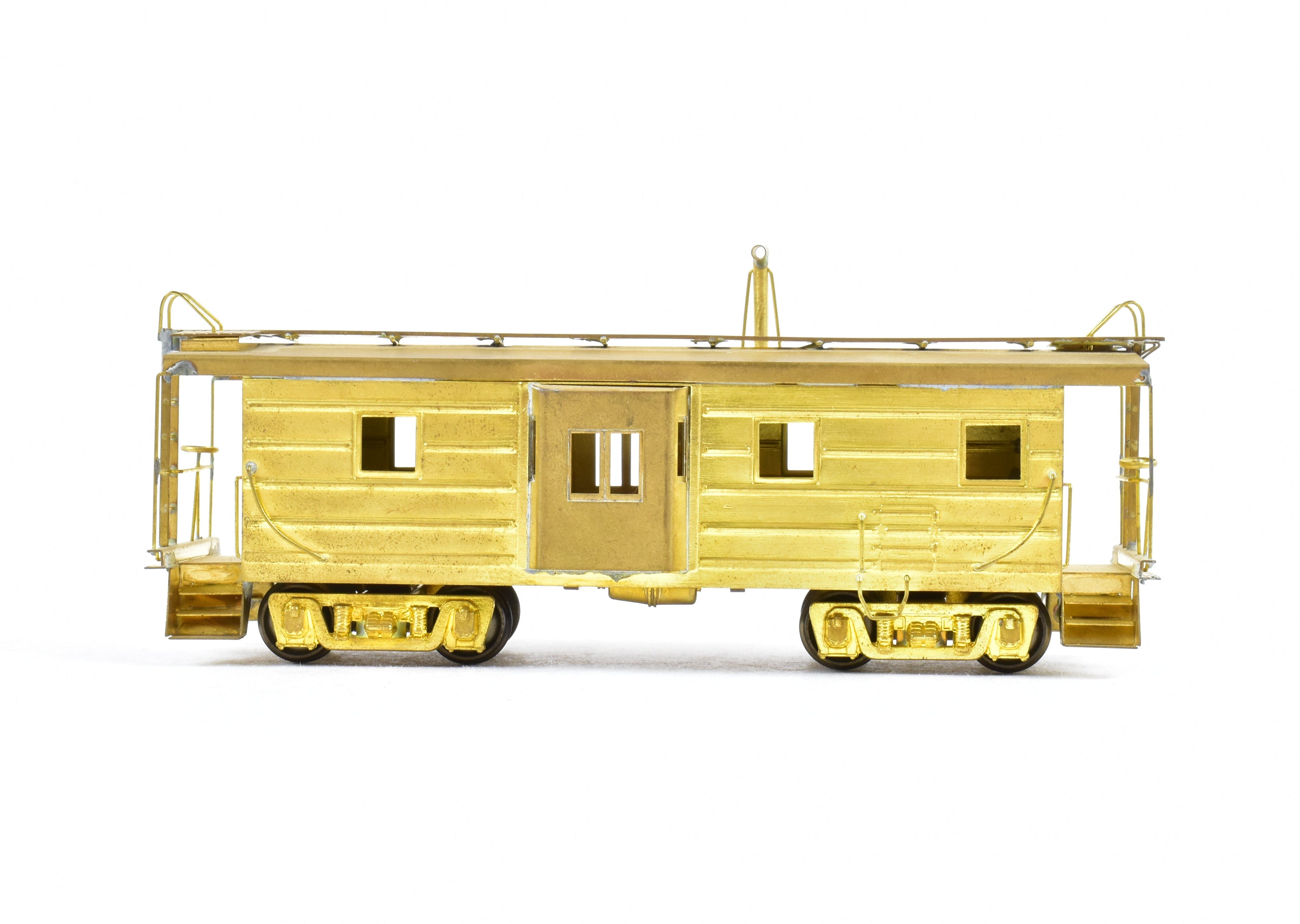 HO Scale Brass Nickel Plate Products (NPP) Milwaukee Road Bay Window Caboose Model