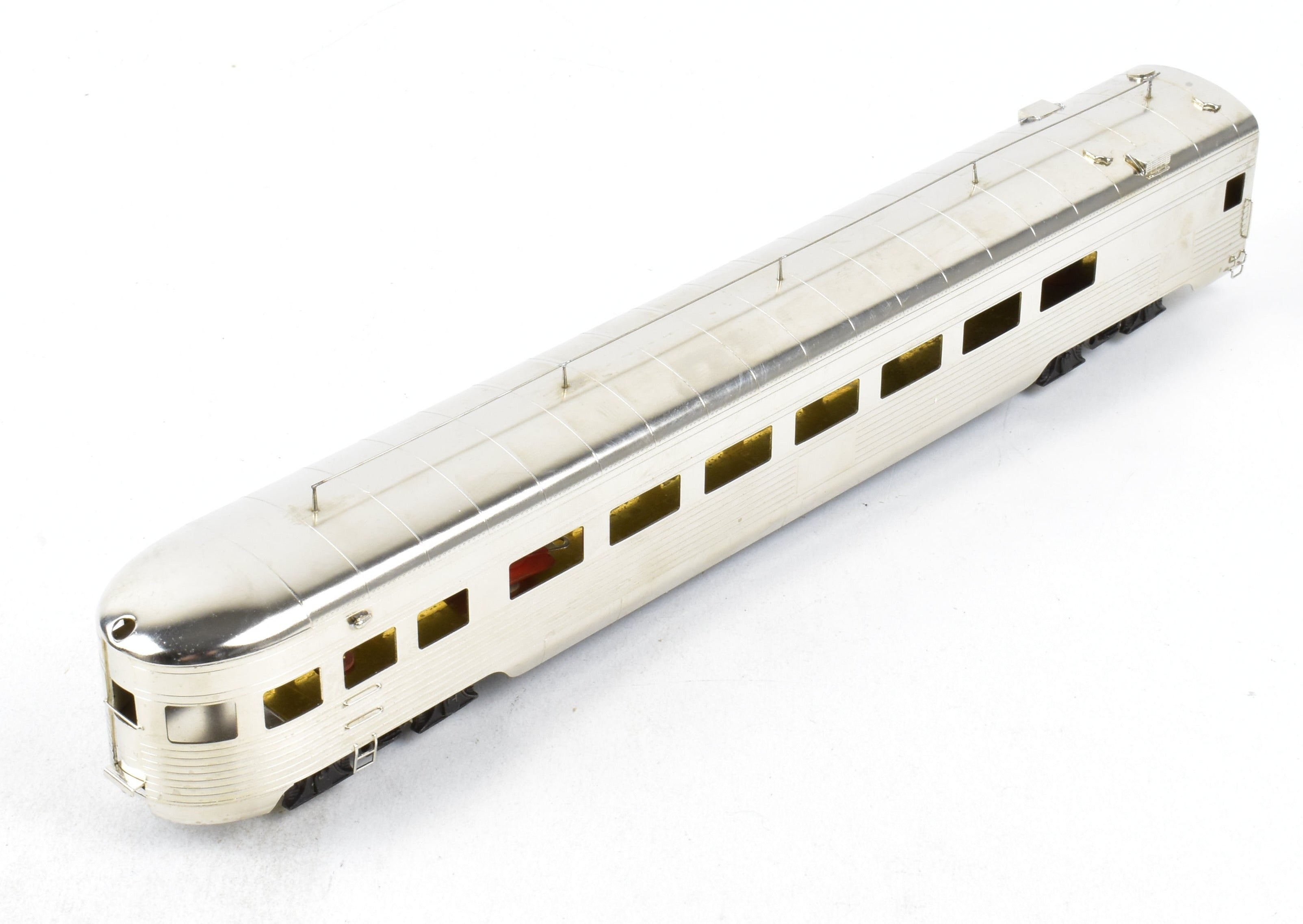 HO Scale Brass Soho Southern Pacific 79-Foot Observation Car with Corrugated Sides Model
