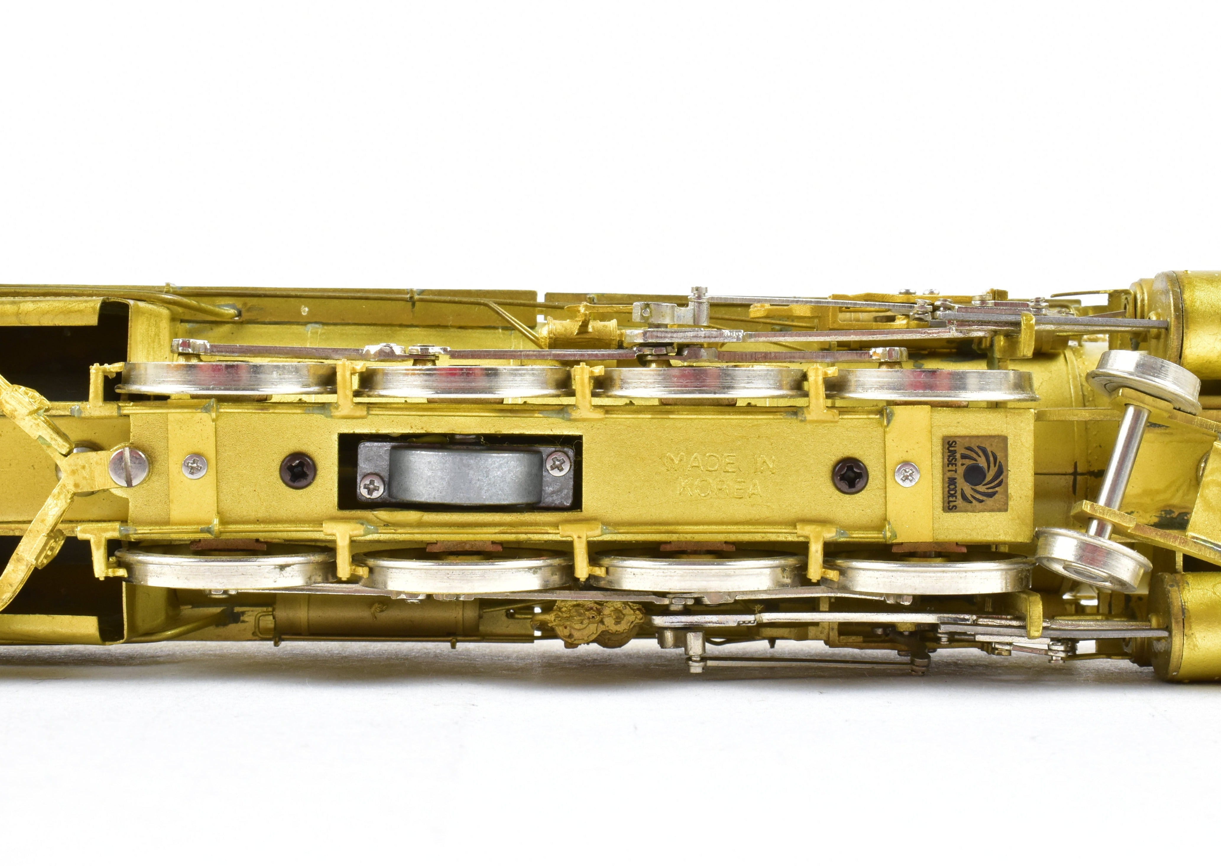 HO Scale Brass Model of Sunset Models' USRA (United States Railway Administration) Heavy 4 - 8 - 2 Mountain Locomotive