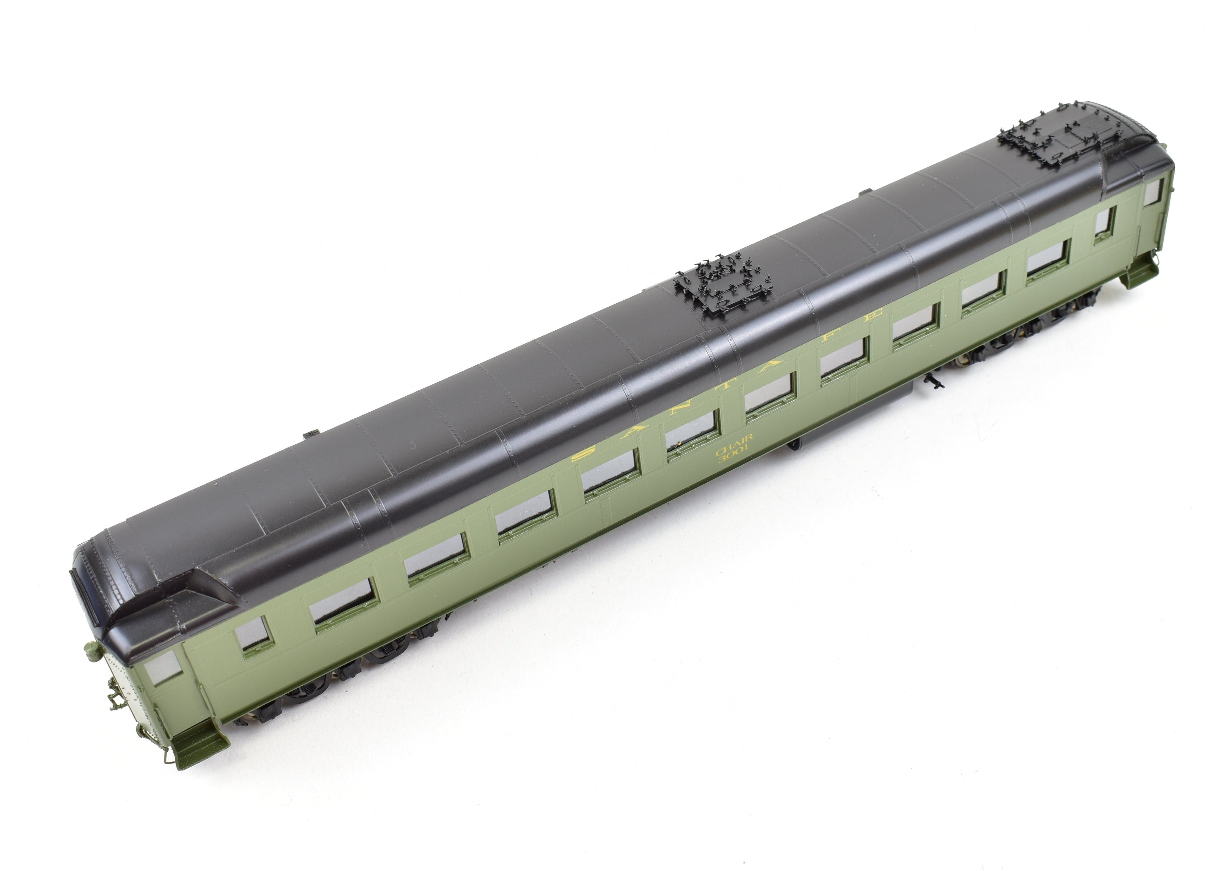 HO Scale Brass ATSF - Santa Fe 3000 Series Heavyweight Chair Car FP