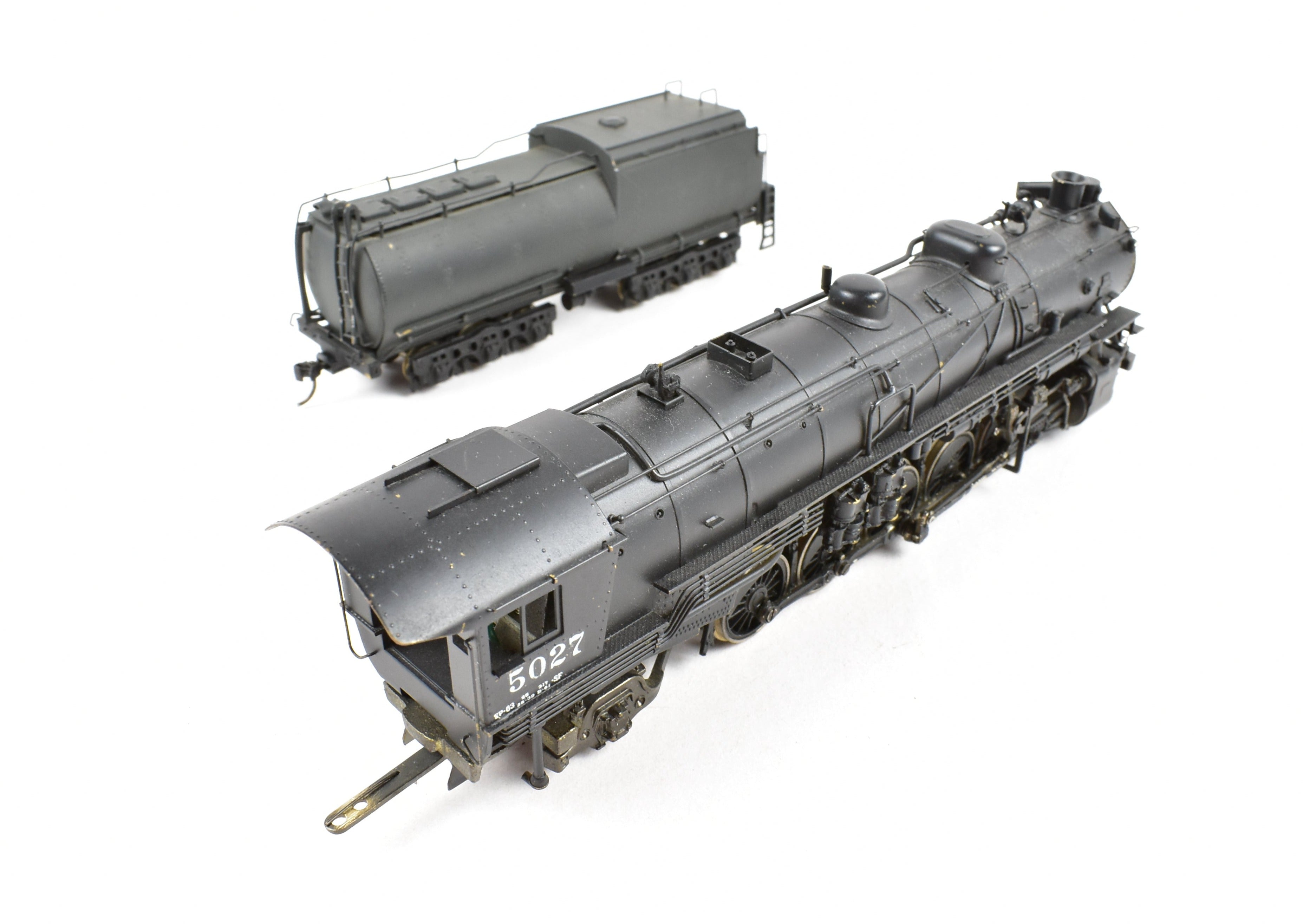 HO Scale Brass Max Gray Southern Pacific 5000 Class 4-10-2 SP-1 Locomotive Model with Custom Painted Finish