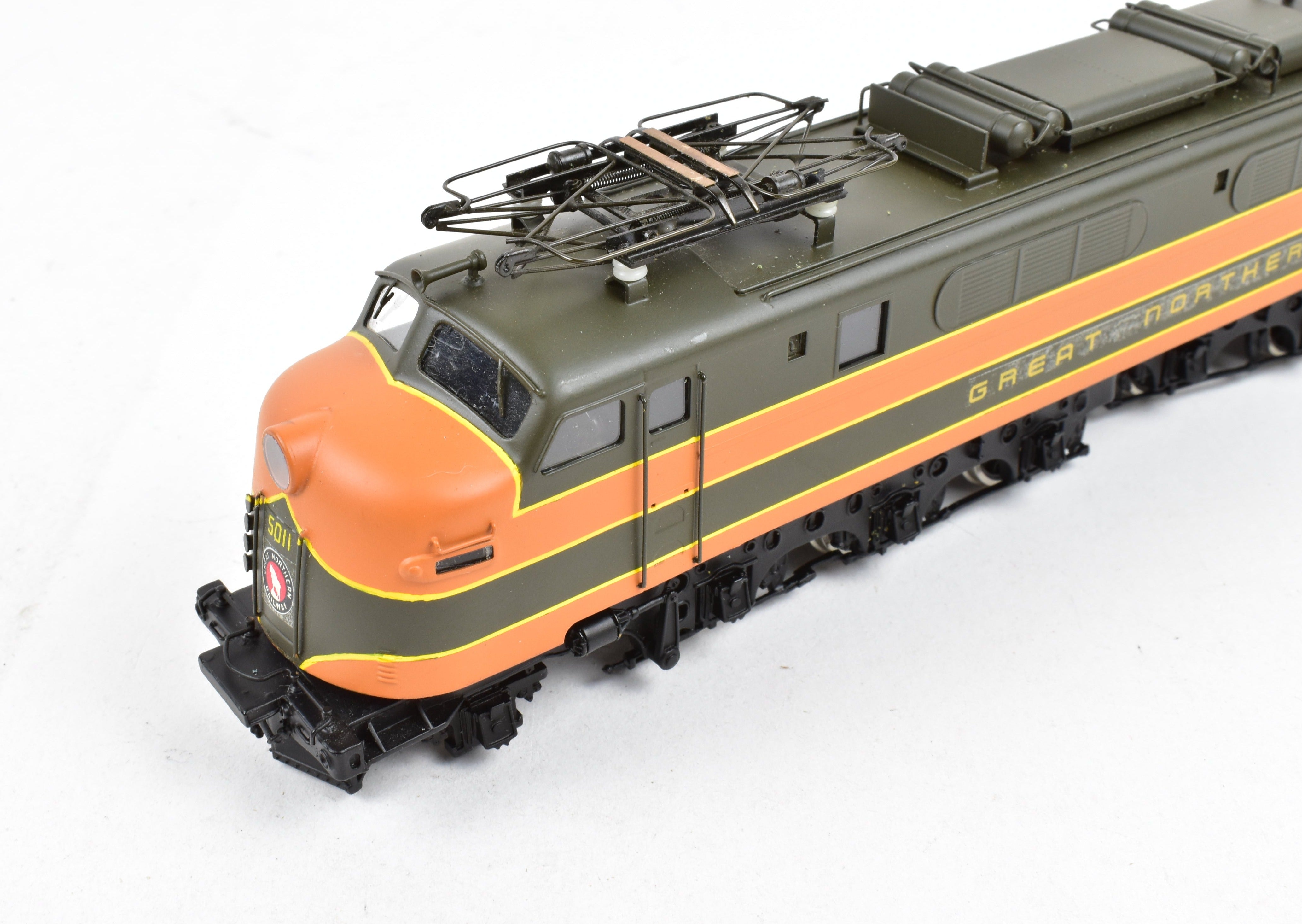 HO Scale Custom Brass Great Northern Class Y - 1 FT Electric Locomotive, Factory - Painted and Professionally Crafted by Kumata in Japan