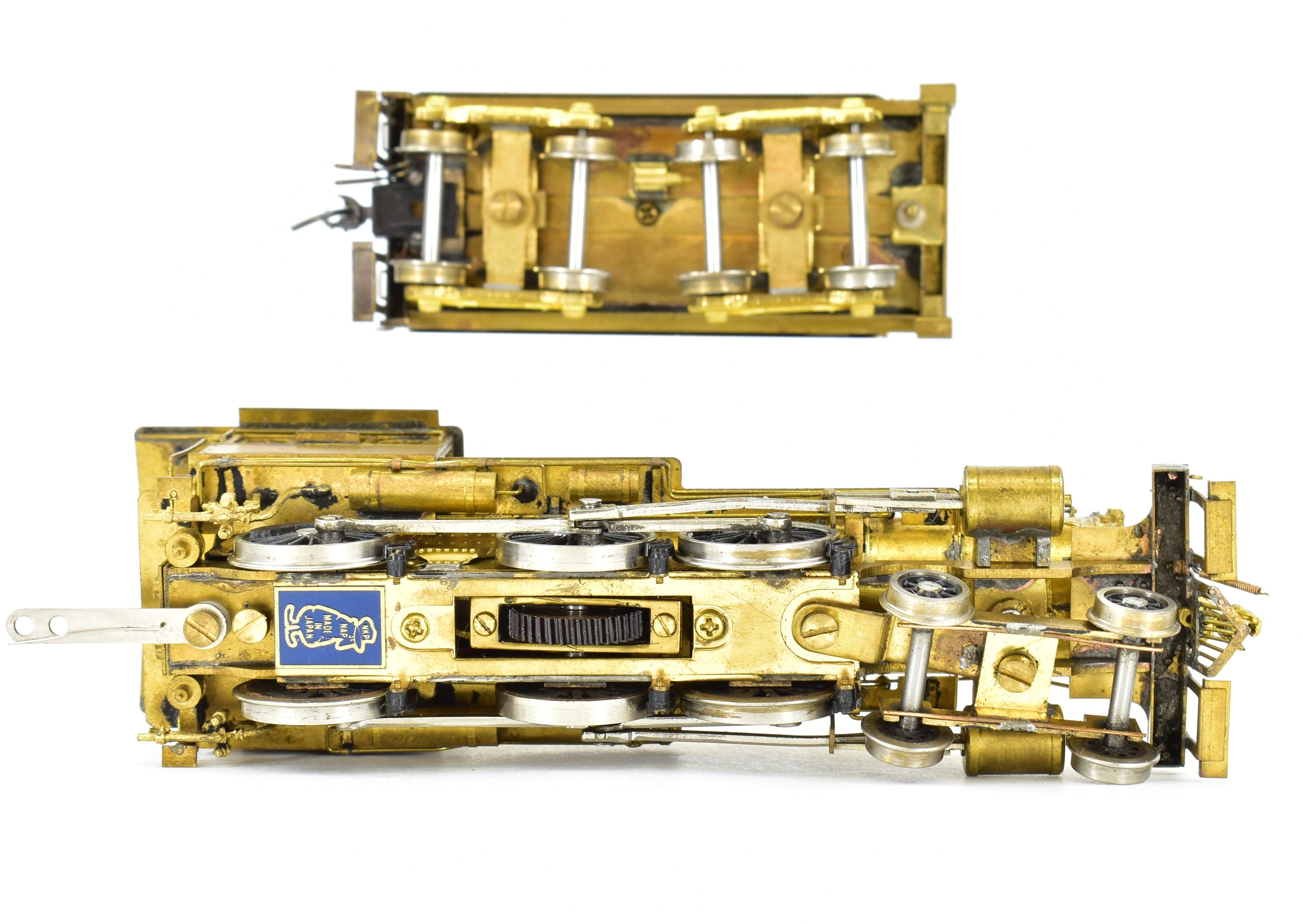HO Scale Brass Nickel-Plated Model Train - CB&Q - Burlington Route K-2 4-6-0 Ten Wheeler, Produced by Nickel Plate Products