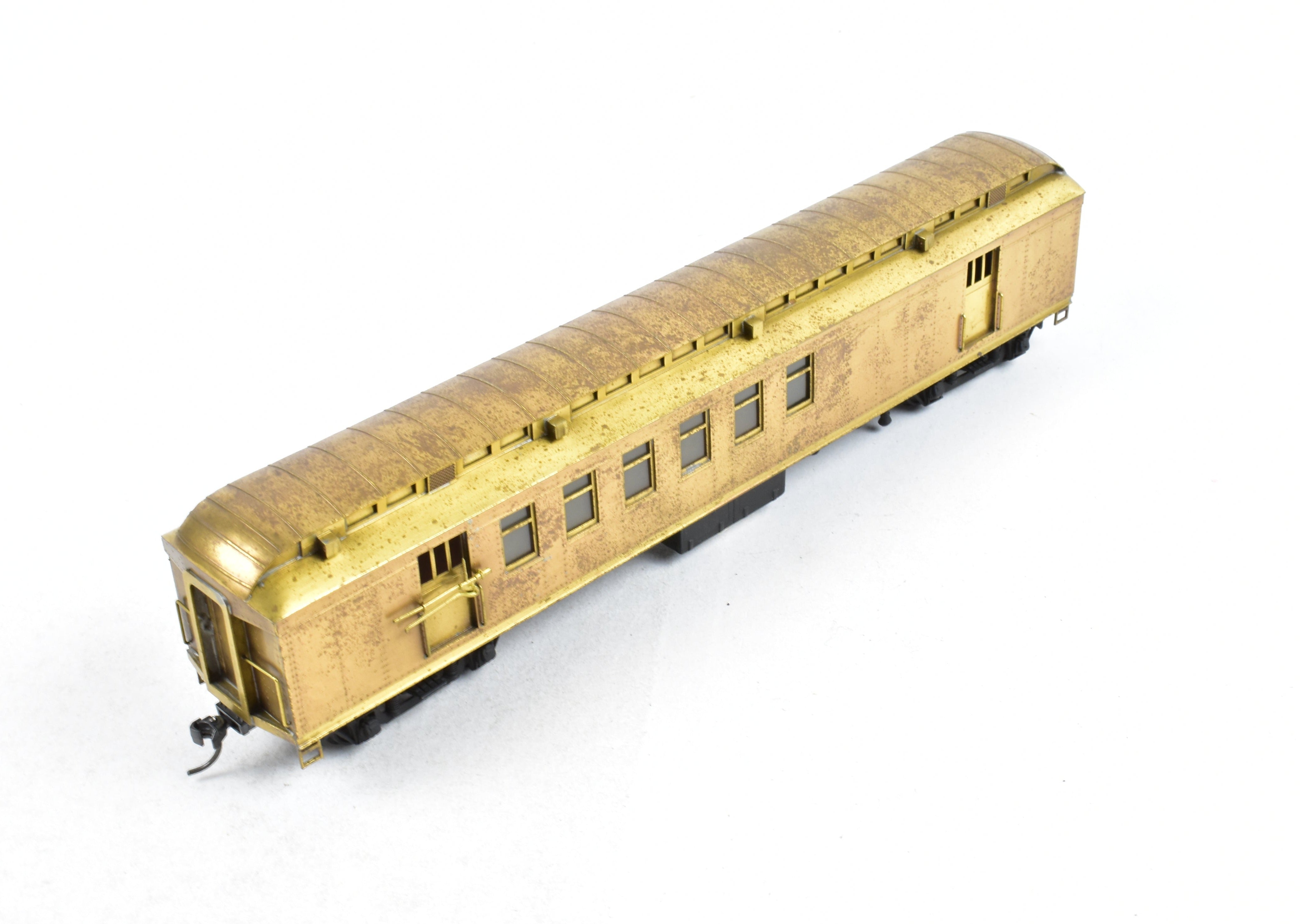 HO Scale Brass Suydam Model of AT&SF - Santa Fe Heavyweight 60-Foot Railway Post Office (RPO) with Central Valley Trucks