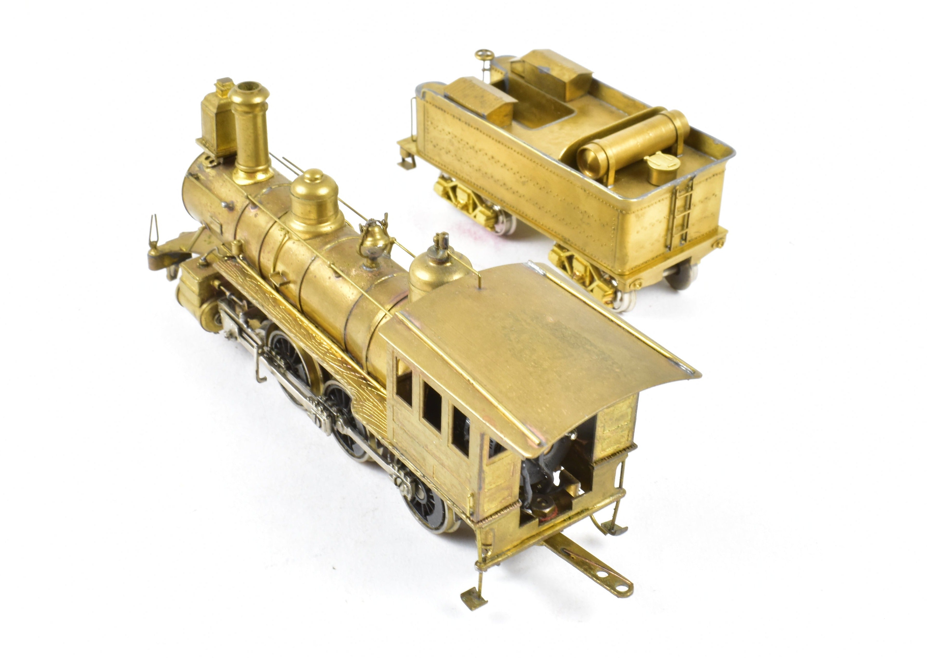 HO Scale Brass Model Train - Model Engineering Works Colorado Midland 4-6-0 Ten Wheeler Locomotive with Upgraded Drive System