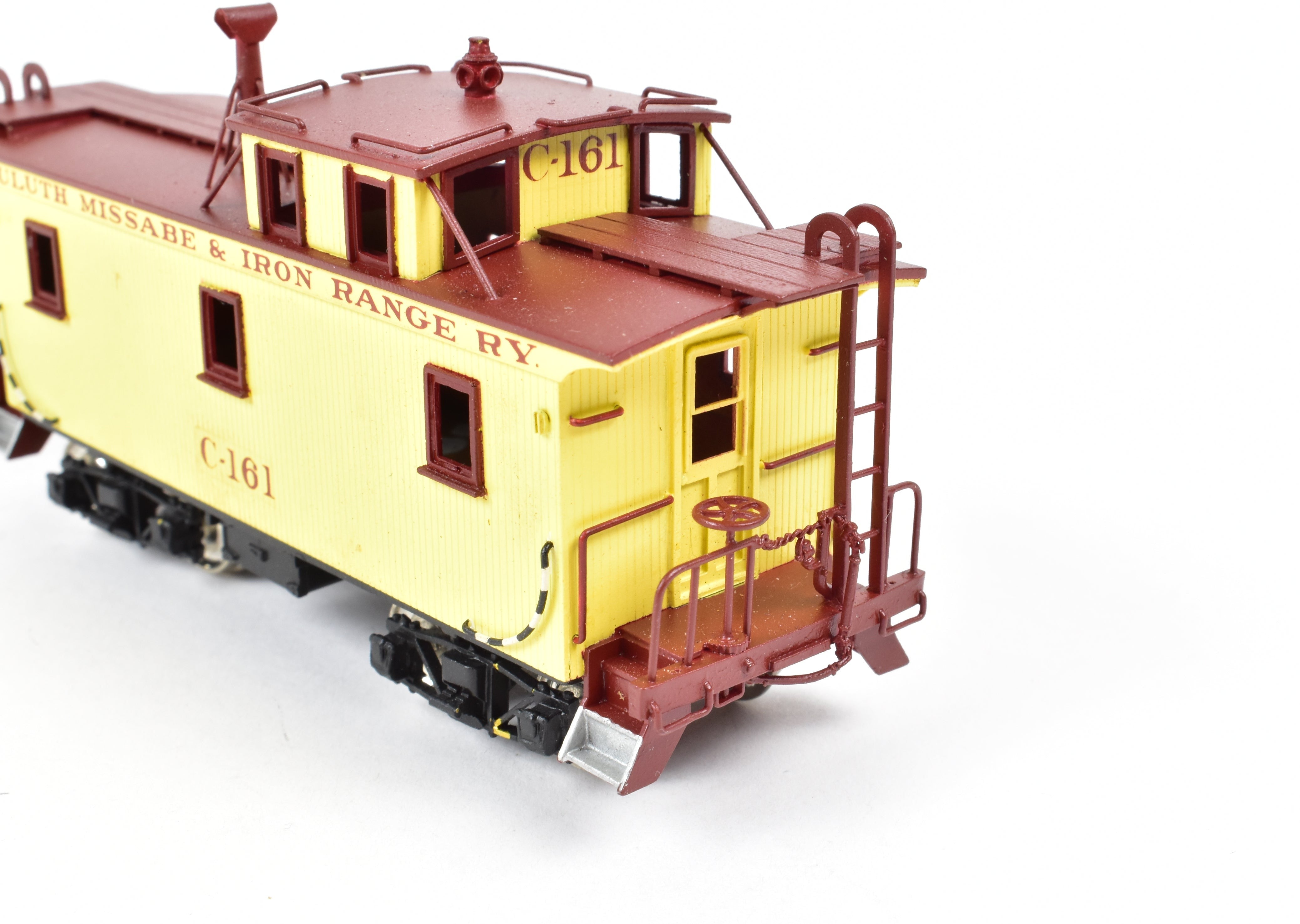 HO Scale Brass Duluth Missabe & Iron Range Wood Caboose FP #C-161 by SKI