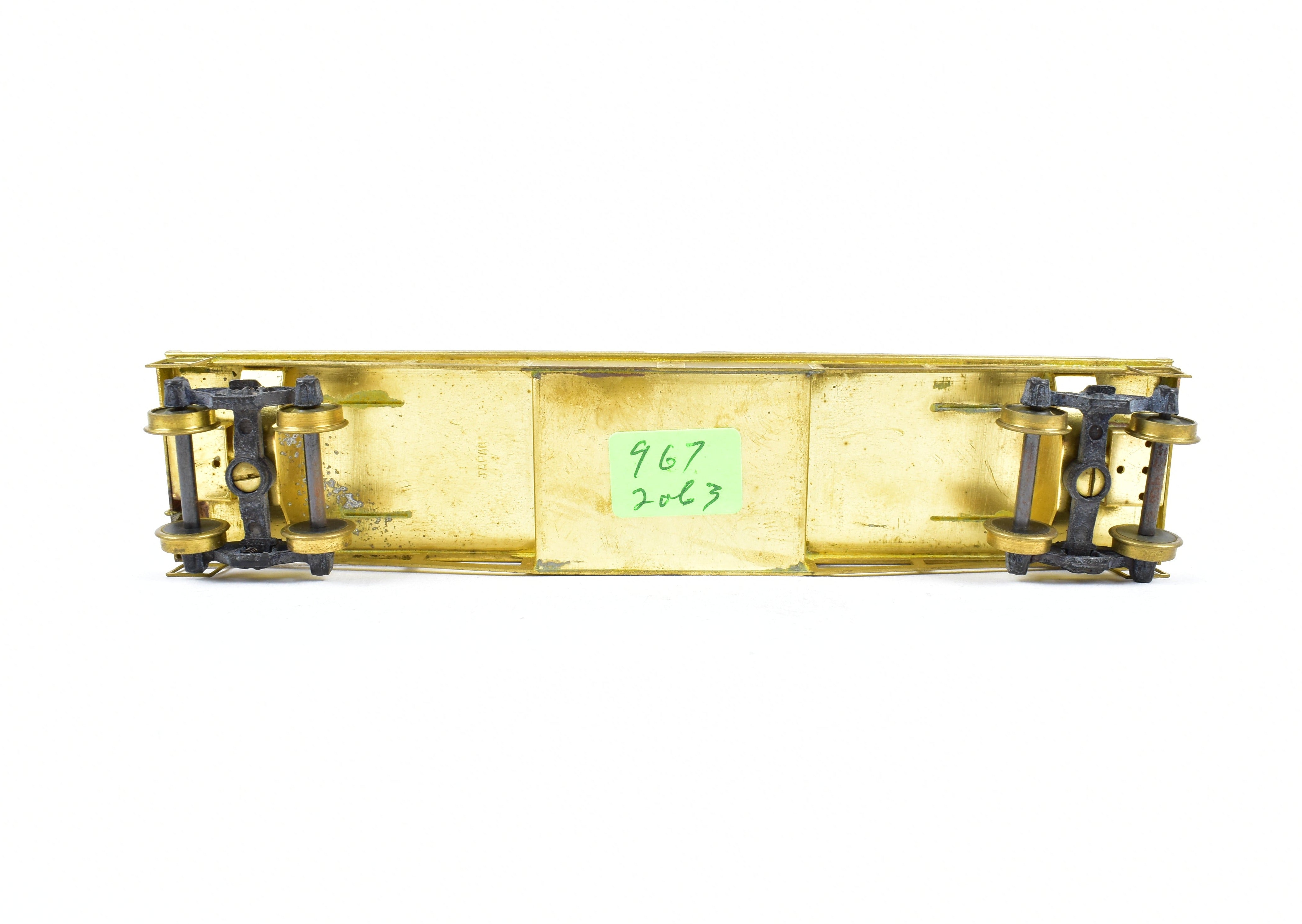 HO Scale Brass Lambert Various Roads Maintenance of Way (MOW) Flat Car with Wheel or Truck Support Function