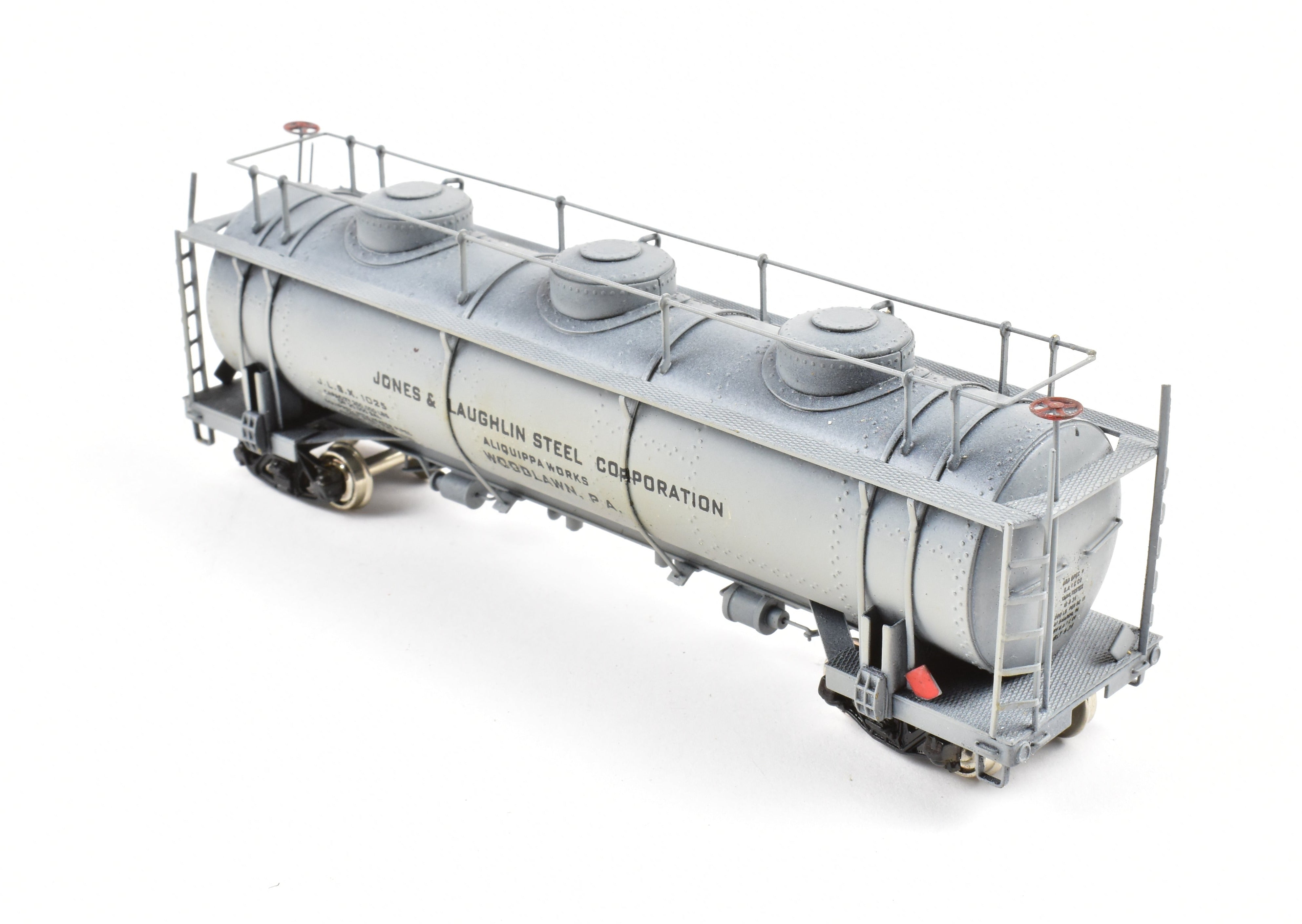 HO Scale Brass NorthWest Short Line 20,000 Gallon 3 Dome Tank Car with Kadee Couplers