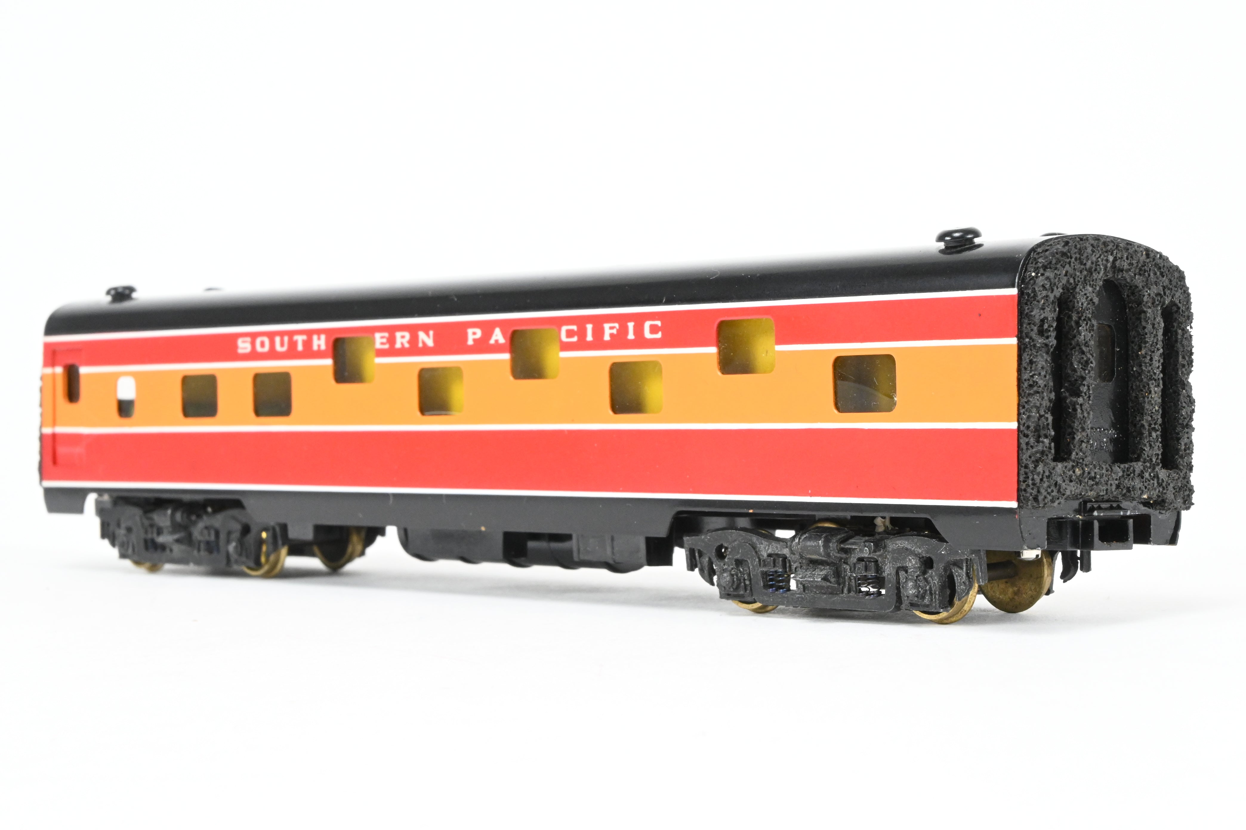 HO Scale Brass Passenger Car Model - Tenshodo SP Southern Pacific Sleeper Flush Side Factory - Painted Daylight Design