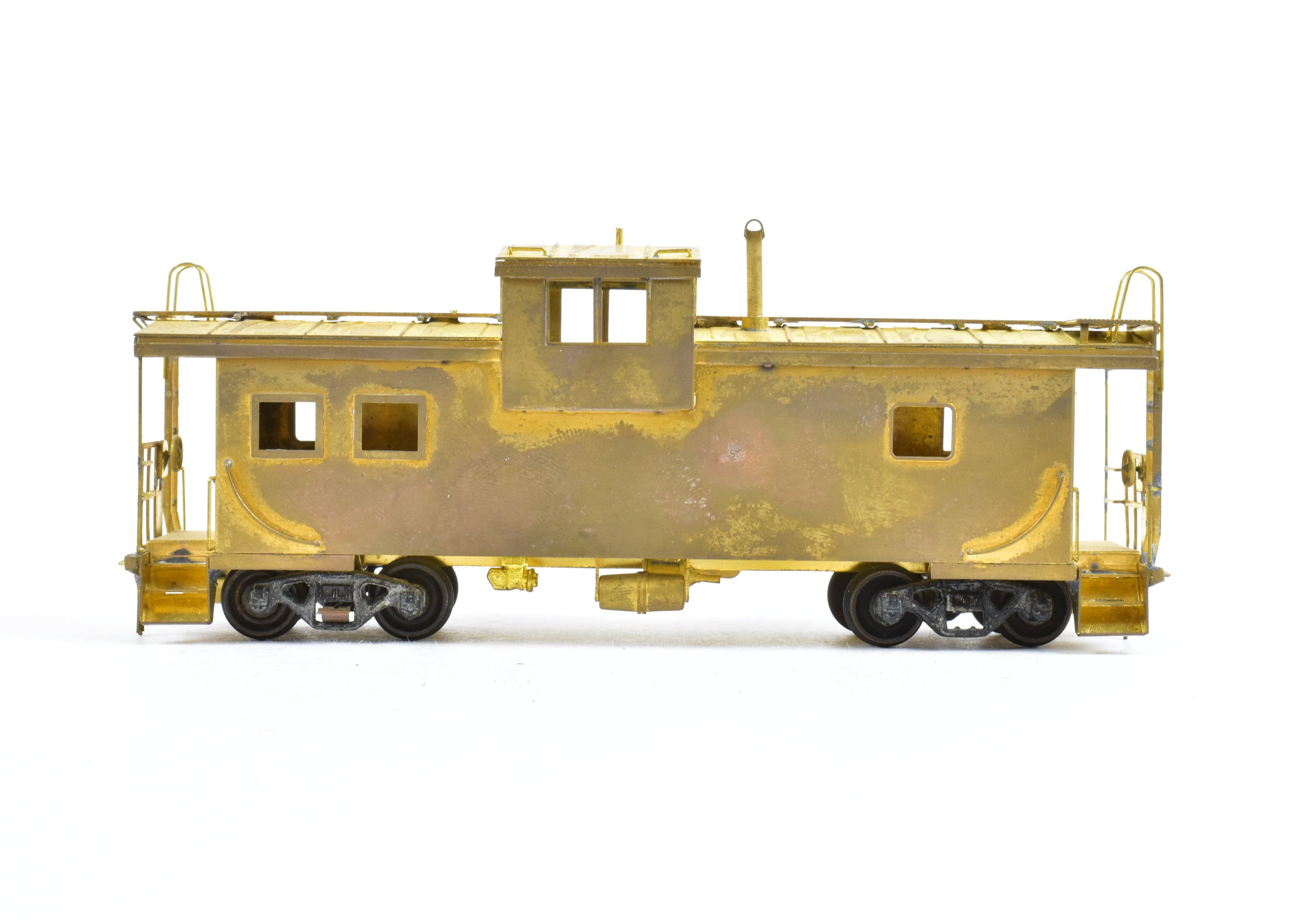 HO Scale Brass Model Railroad Wide Vision Caboose by LMB Models Inc. for Various Roads, International Design