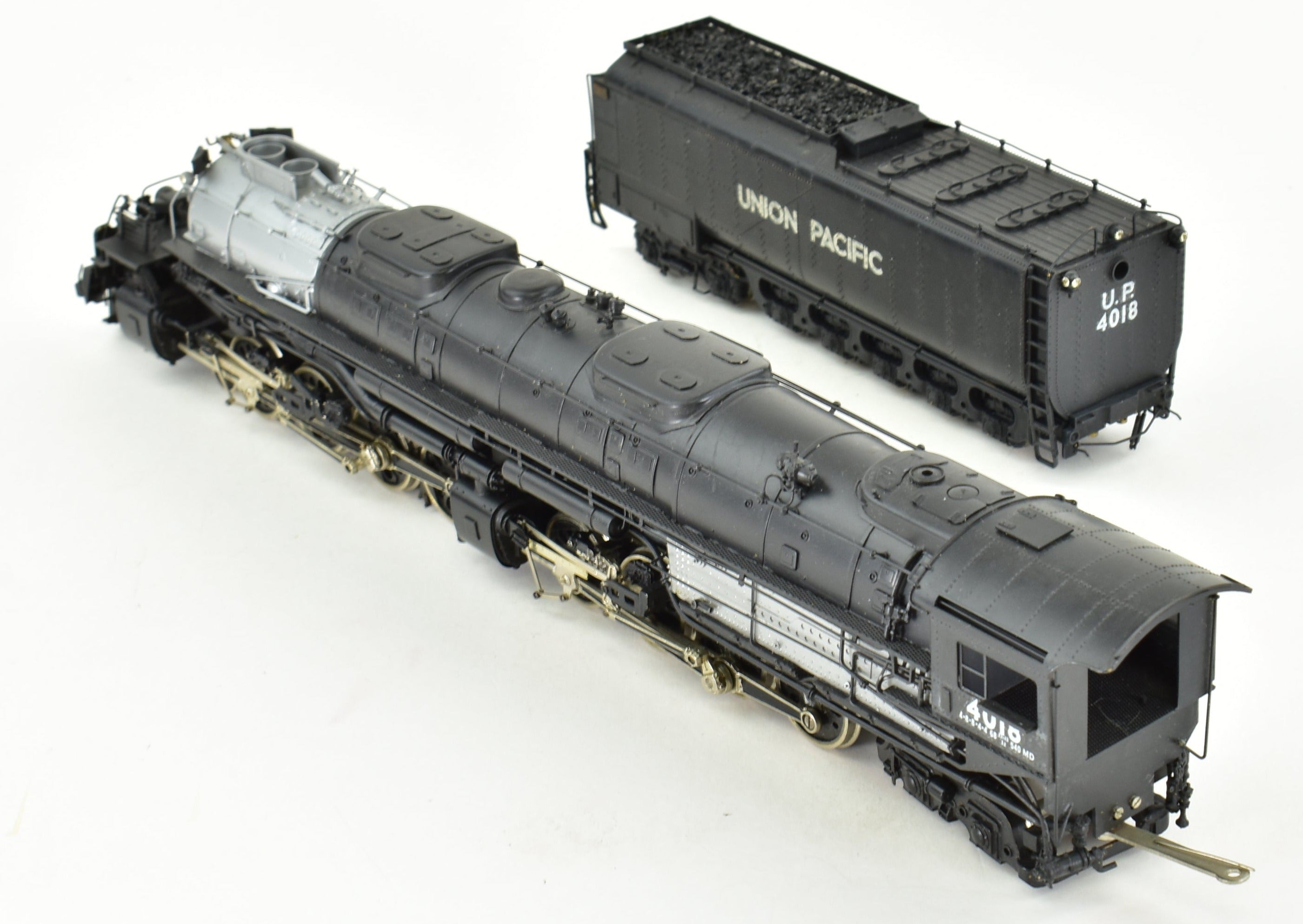 HO Scale Brass PFM - Tenshodo Union Pacific 4-8-8-4 Big Boy Crown Steam Locomotive with Signature Series Tender, Model No. 4018 from the 1969 Run