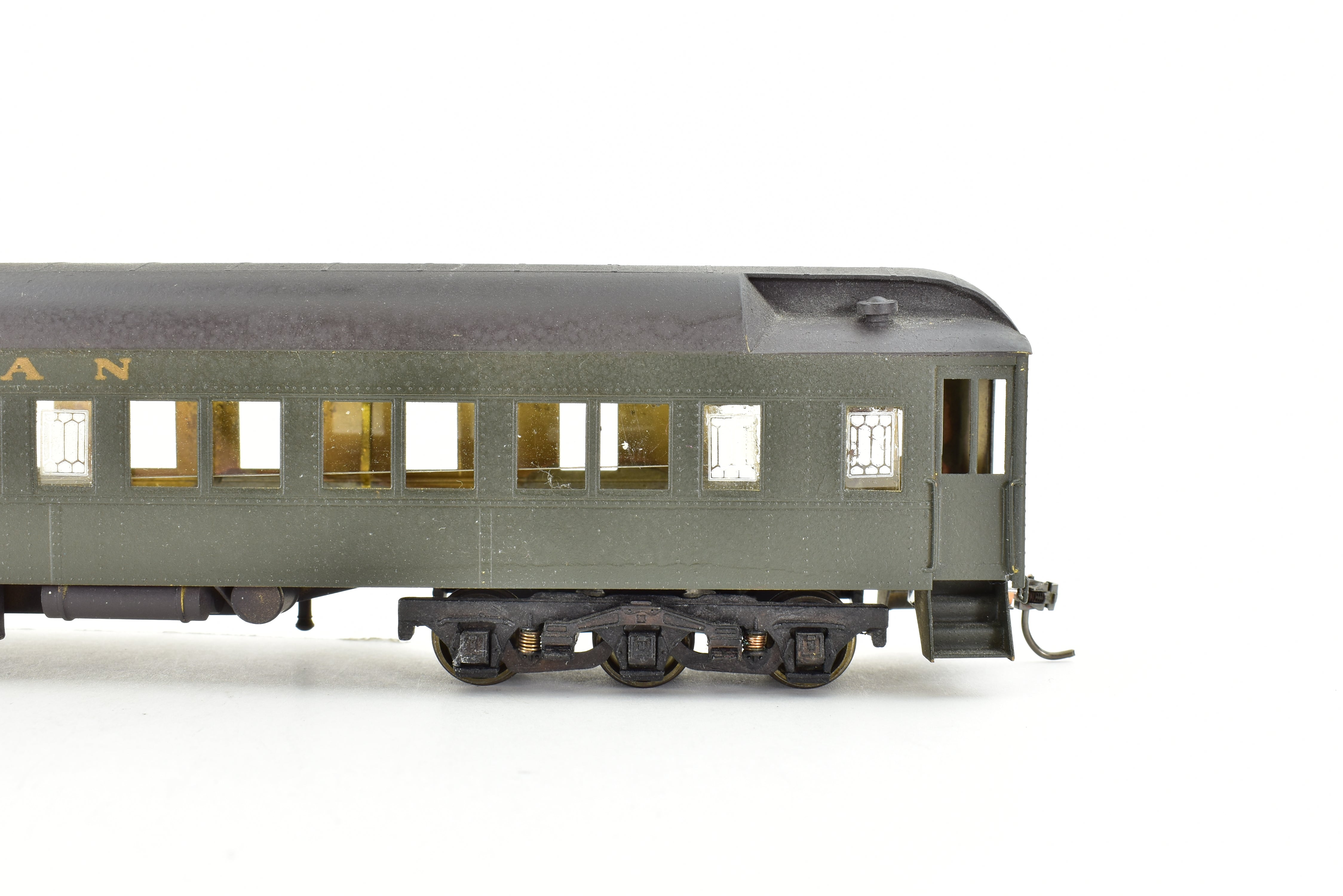 HO Scale Brass Lambert Pullman Heavyweight 6-3 Sleeping Car for Canadian Pacific Railway with Central Valley Trucks