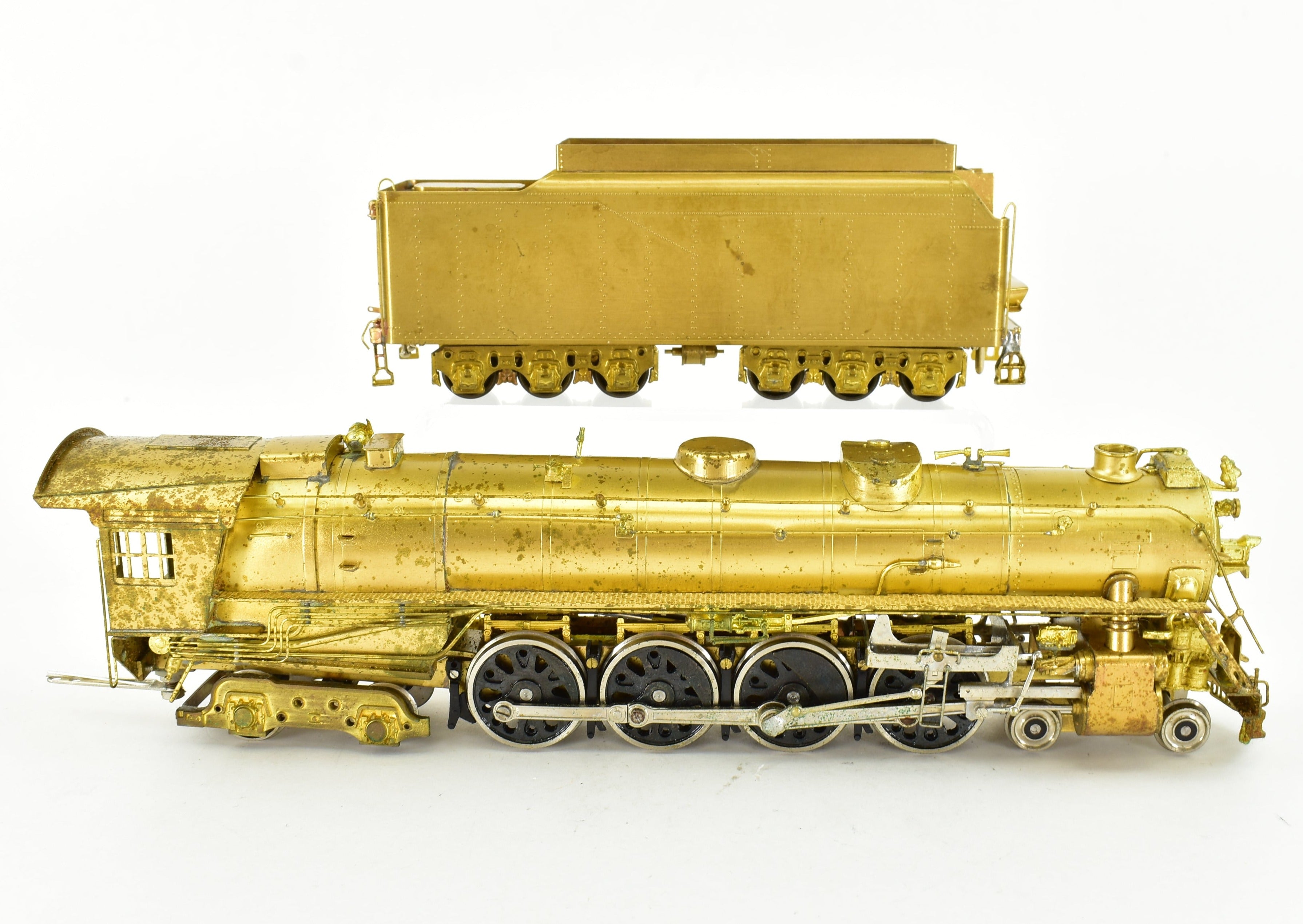 HO Brass Nickel - Plated DL&W Lackawanna Class Q - 4 4 - 8 - 4 Modern Pocono Model