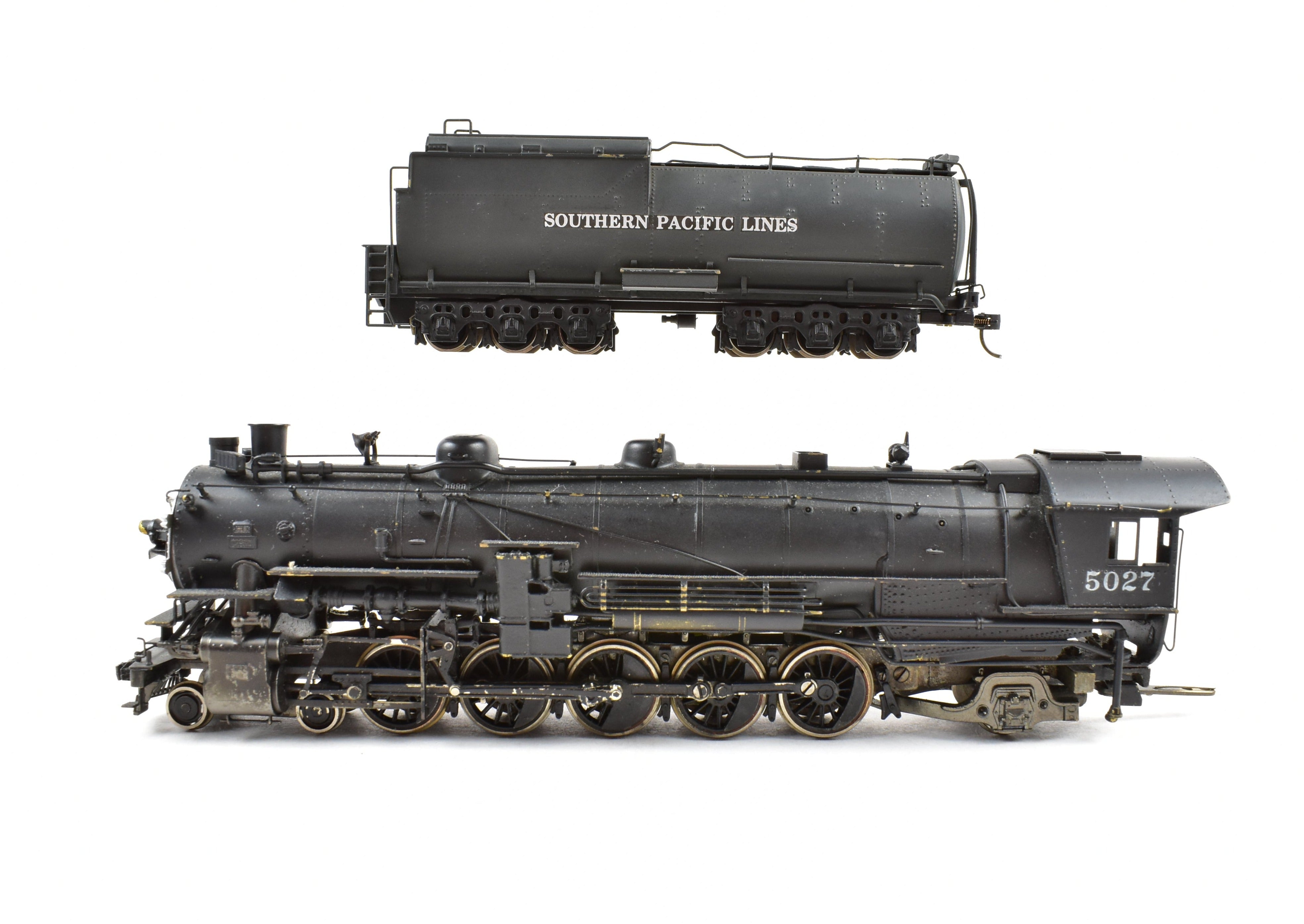 HO Scale Brass Max Gray Southern Pacific 5000 Class 4-10-2 SP-1 Locomotive Model with Custom Painted Finish