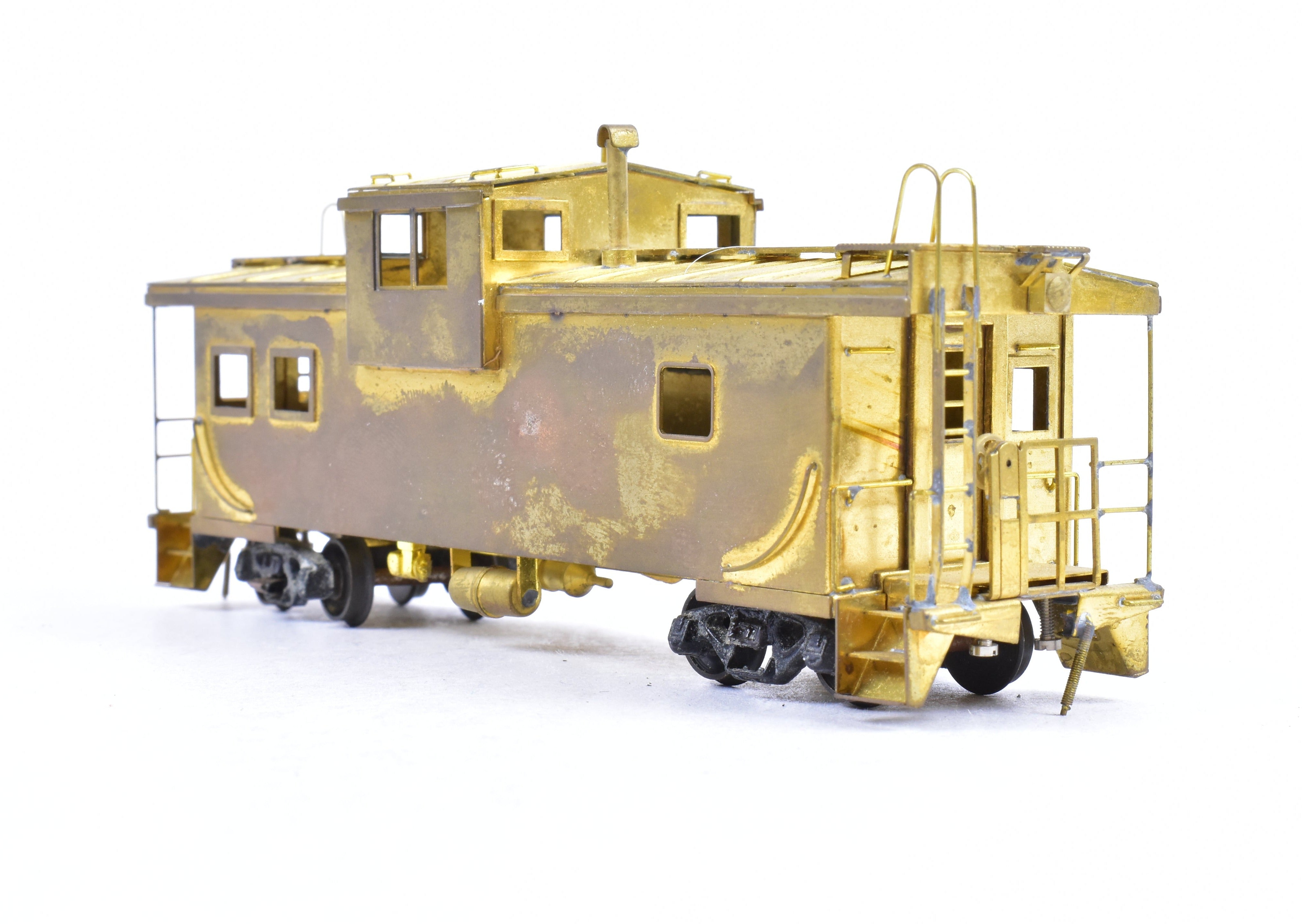 HO Scale Brass Model Railroad Wide Vision Caboose by LMB Models Inc. for Various Roads, International Design