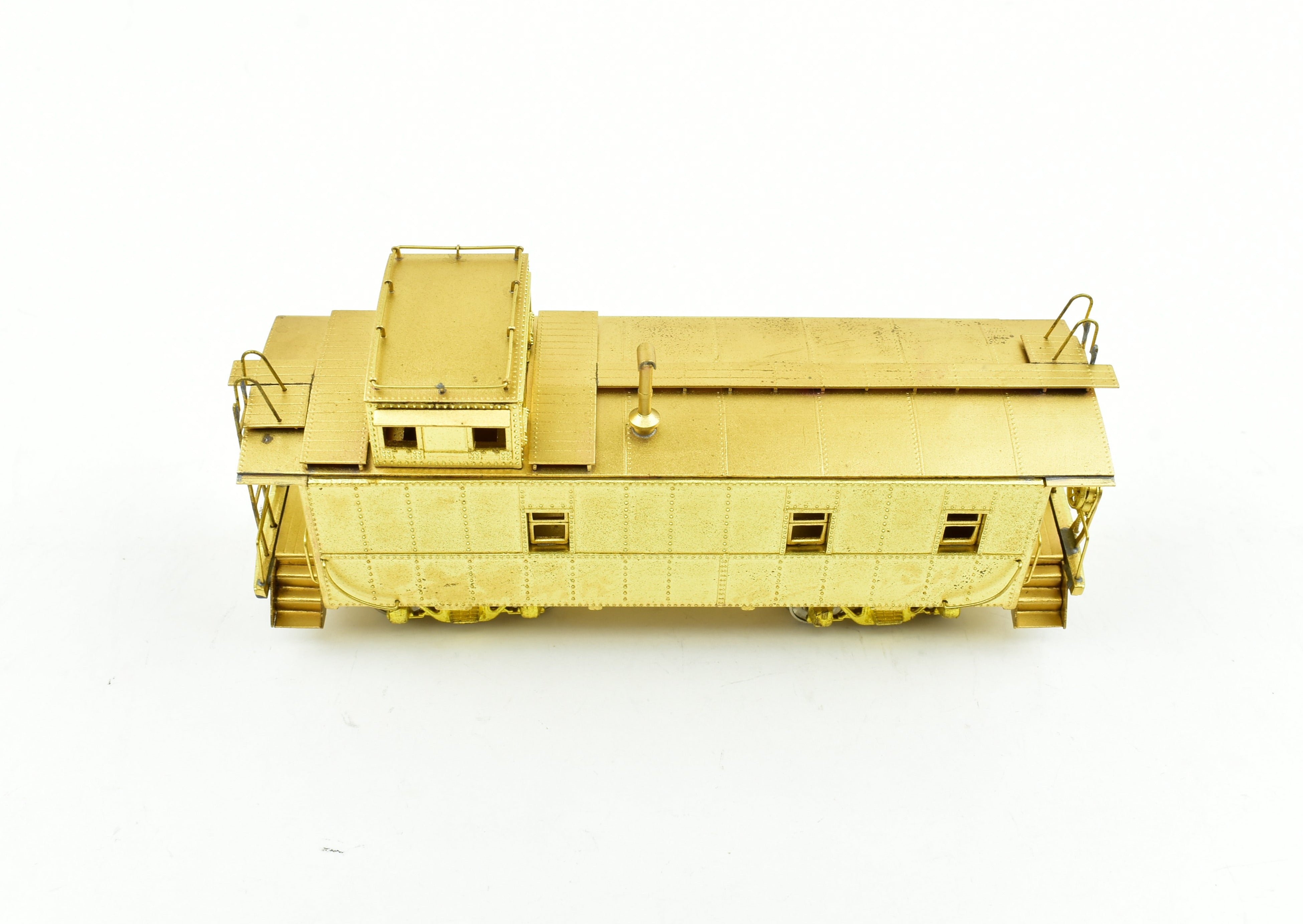 HO Scale Brass Fujiyama Santa Fe Steel Caboose - Pacific Fast Mail Model