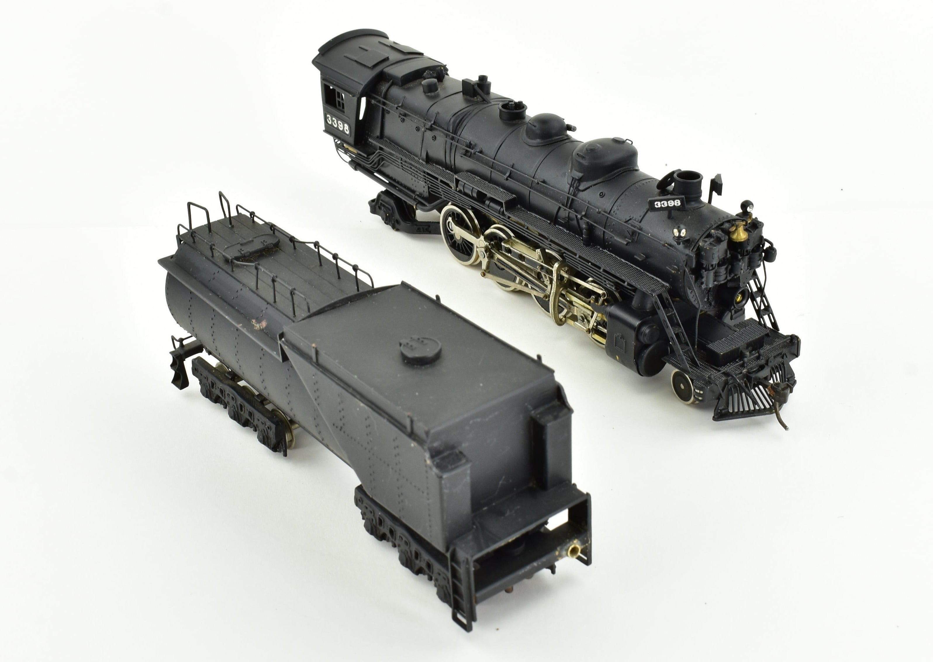 HO Brass PFM - Tenshodo GN Great Northern 2-8-2 O-8 Class Factory-Painted Locomotive No. 3398