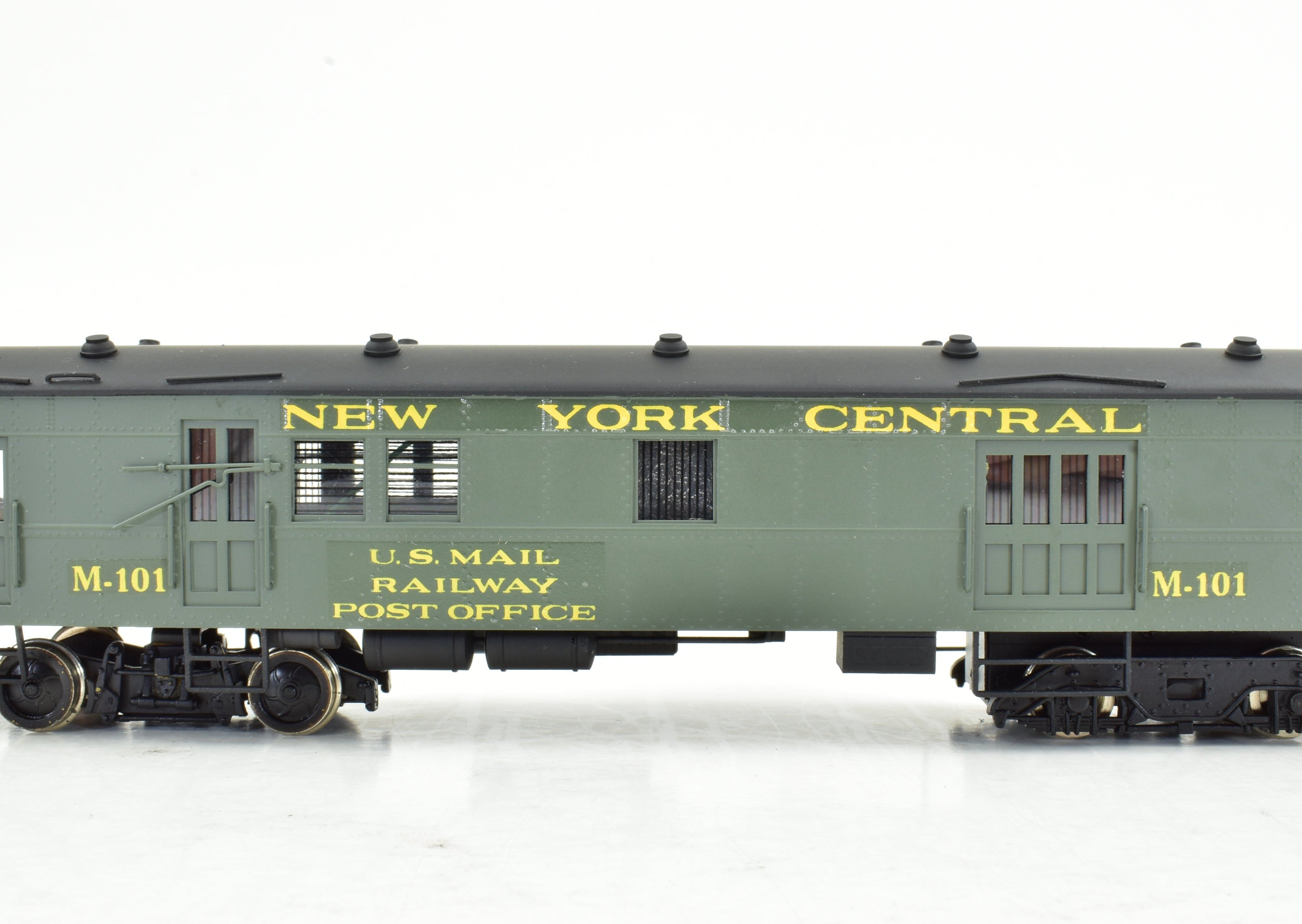 HO Scale Custom Brass Gas Motor Rail Car Set - New York Central 2 Car Set by Brass NJ Custom, Built by Orion in Japan